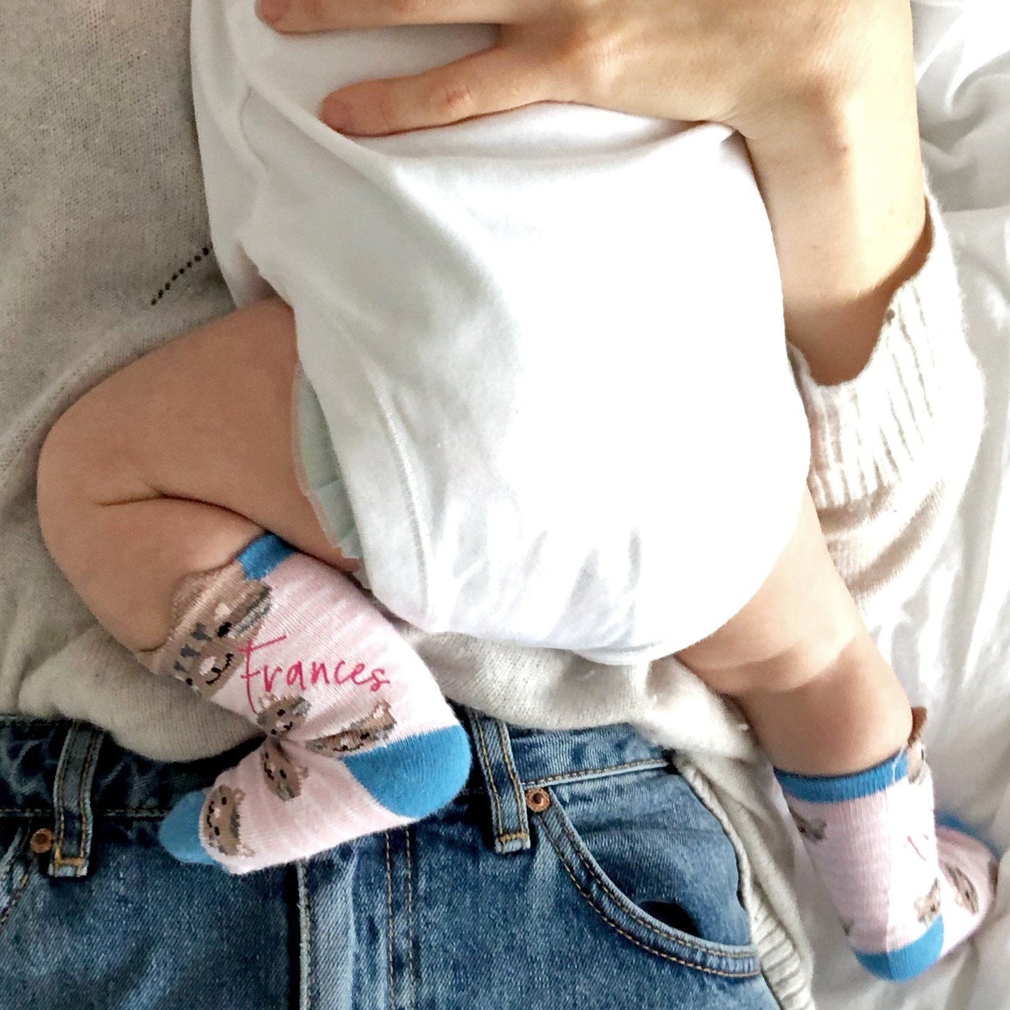 Personalised Cat Baby Socks, socks, - ALPHS