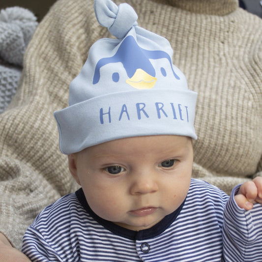 Personalised Baby Penguin Hat, Hats, - ALPHS