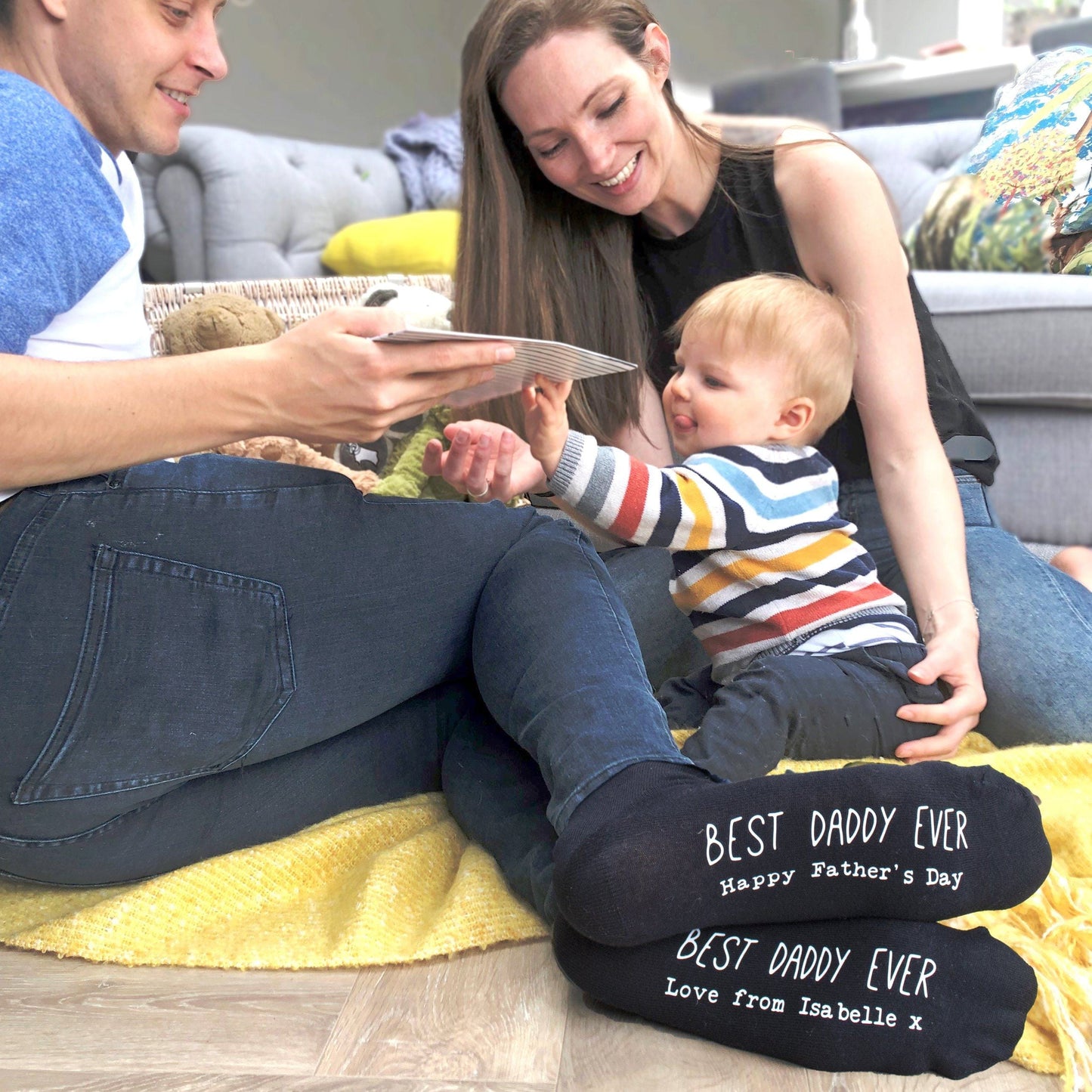 Best Daddy Ever Personalised Socks, socks, - ALPHS