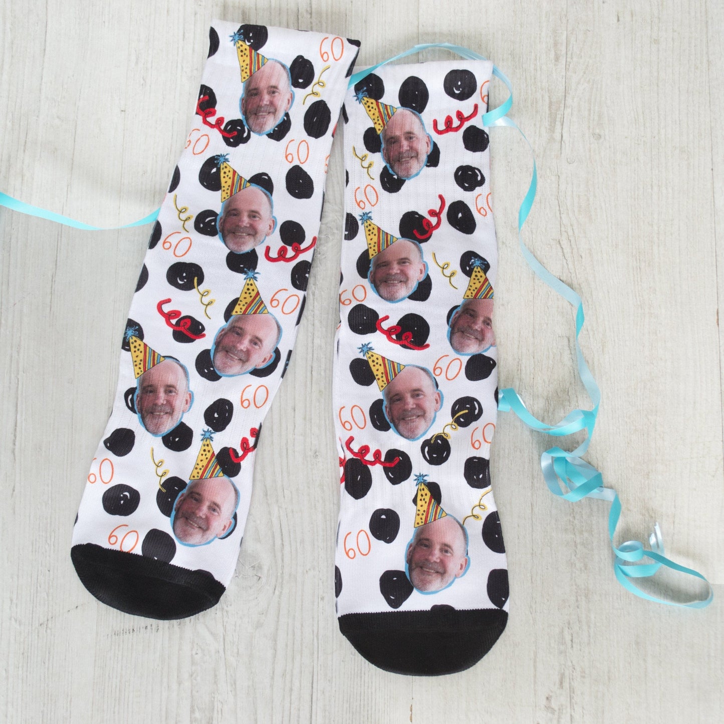 Personalised Birthday Face Socks