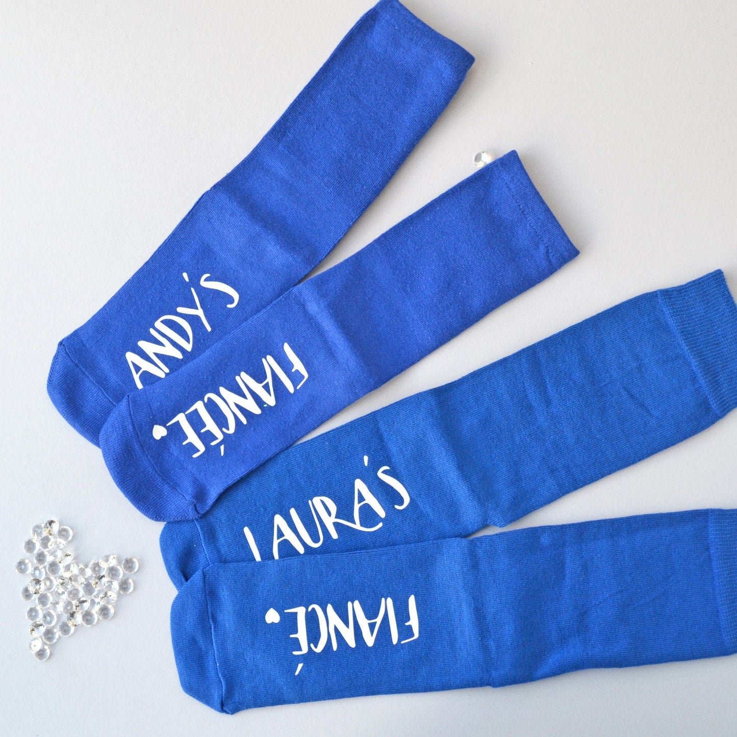 Personalised Fiancé Socks, Socks, - ALPHS