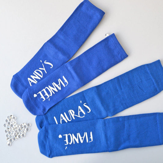 Personalised Fiancé Socks, Socks, - ALPHS 