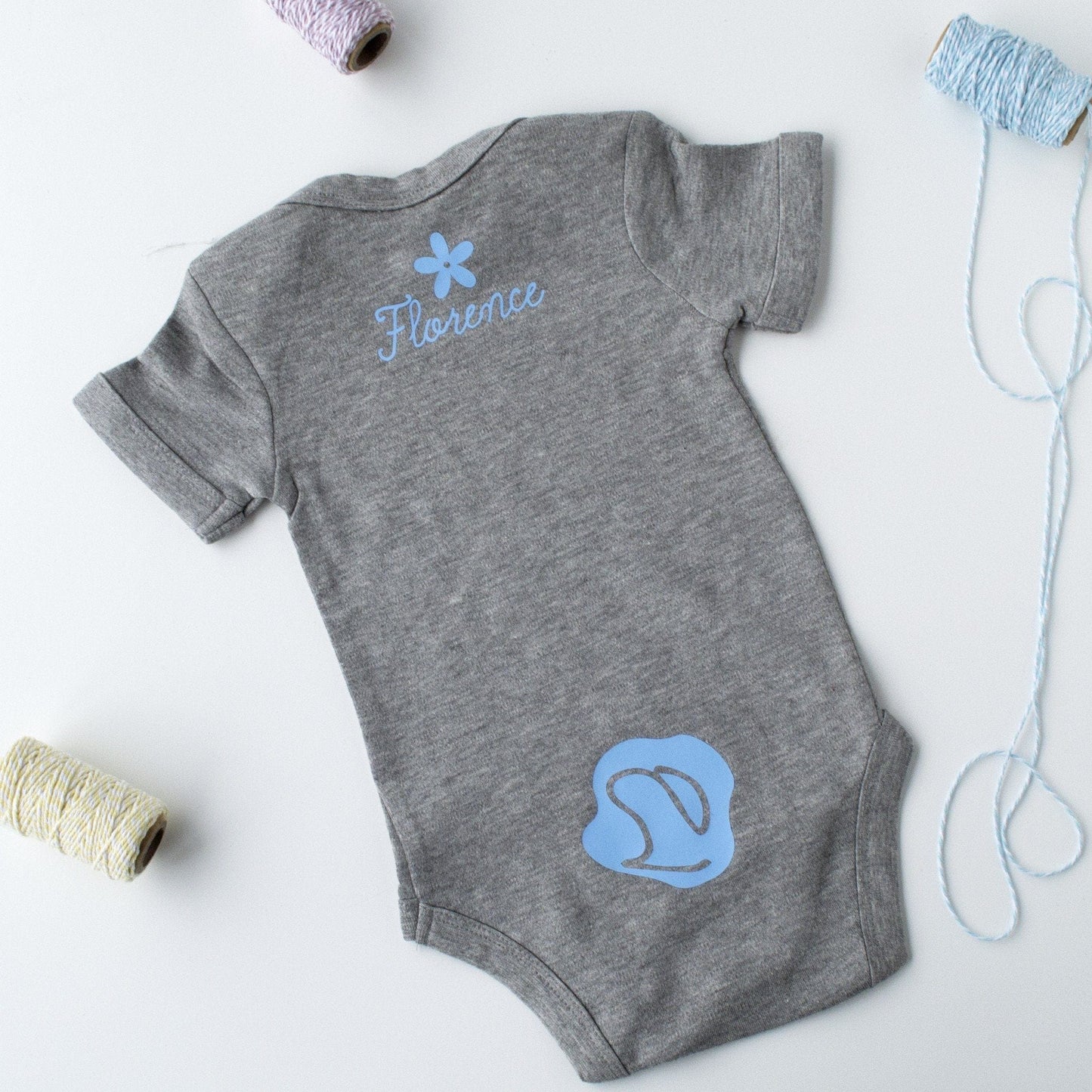 Little Rabbit Personalised Babygrow, Baby grow, - ALPHS