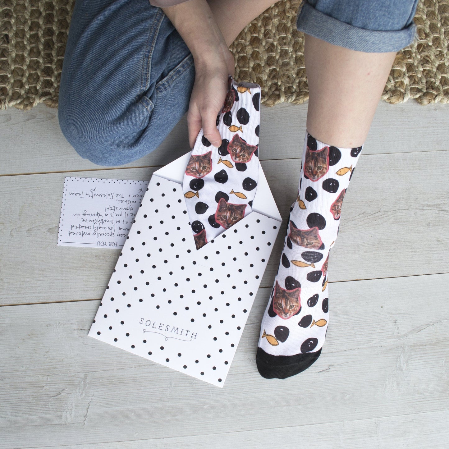 Personalised Cat Photo Socks, socks, - ALPHS