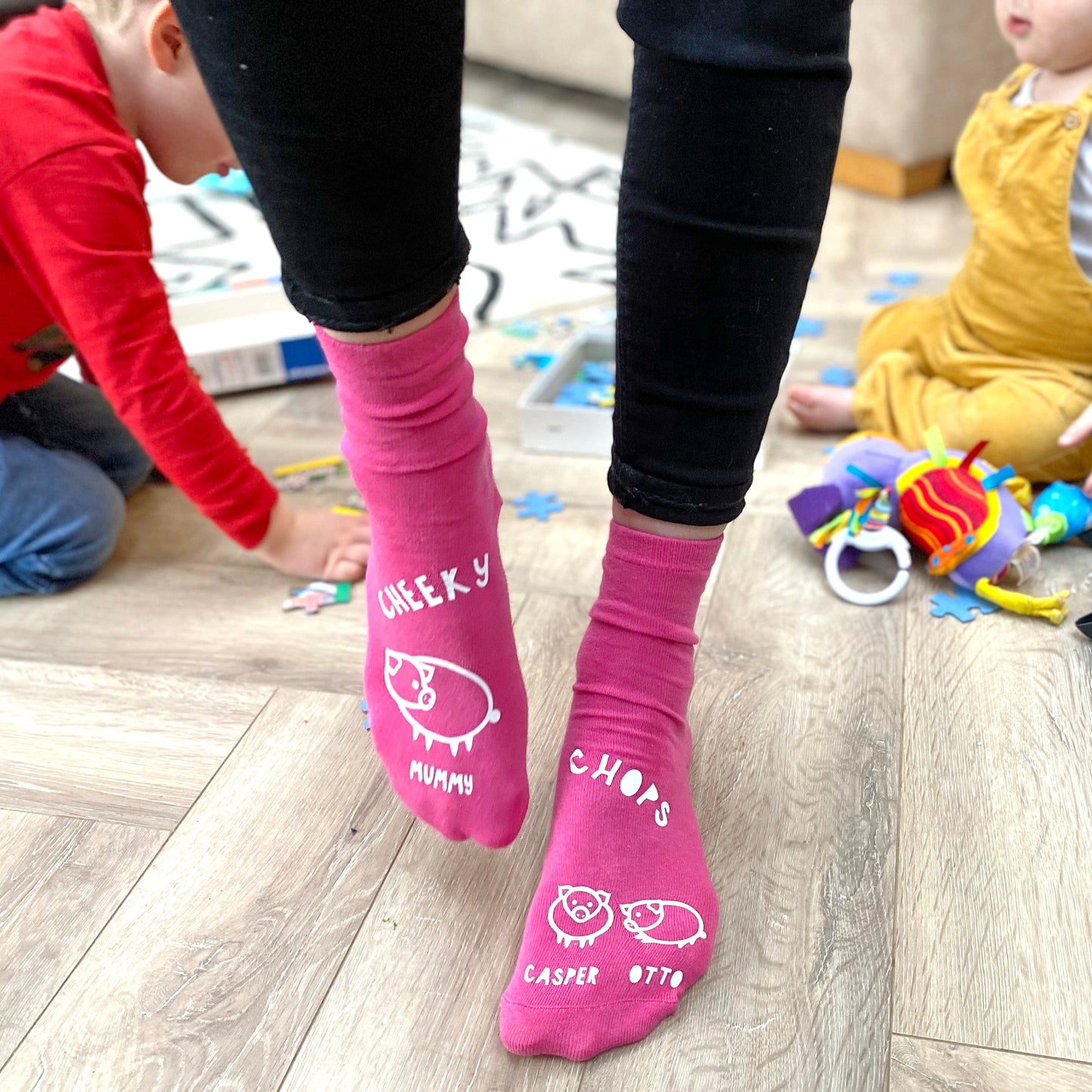 Cheeky Chops Personalised Socks