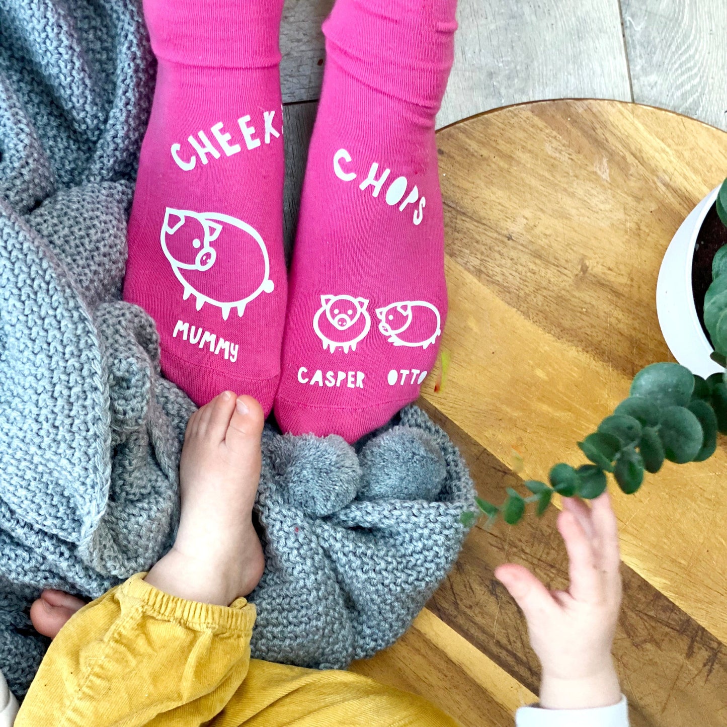 Cheeky Chops Personalised Socks