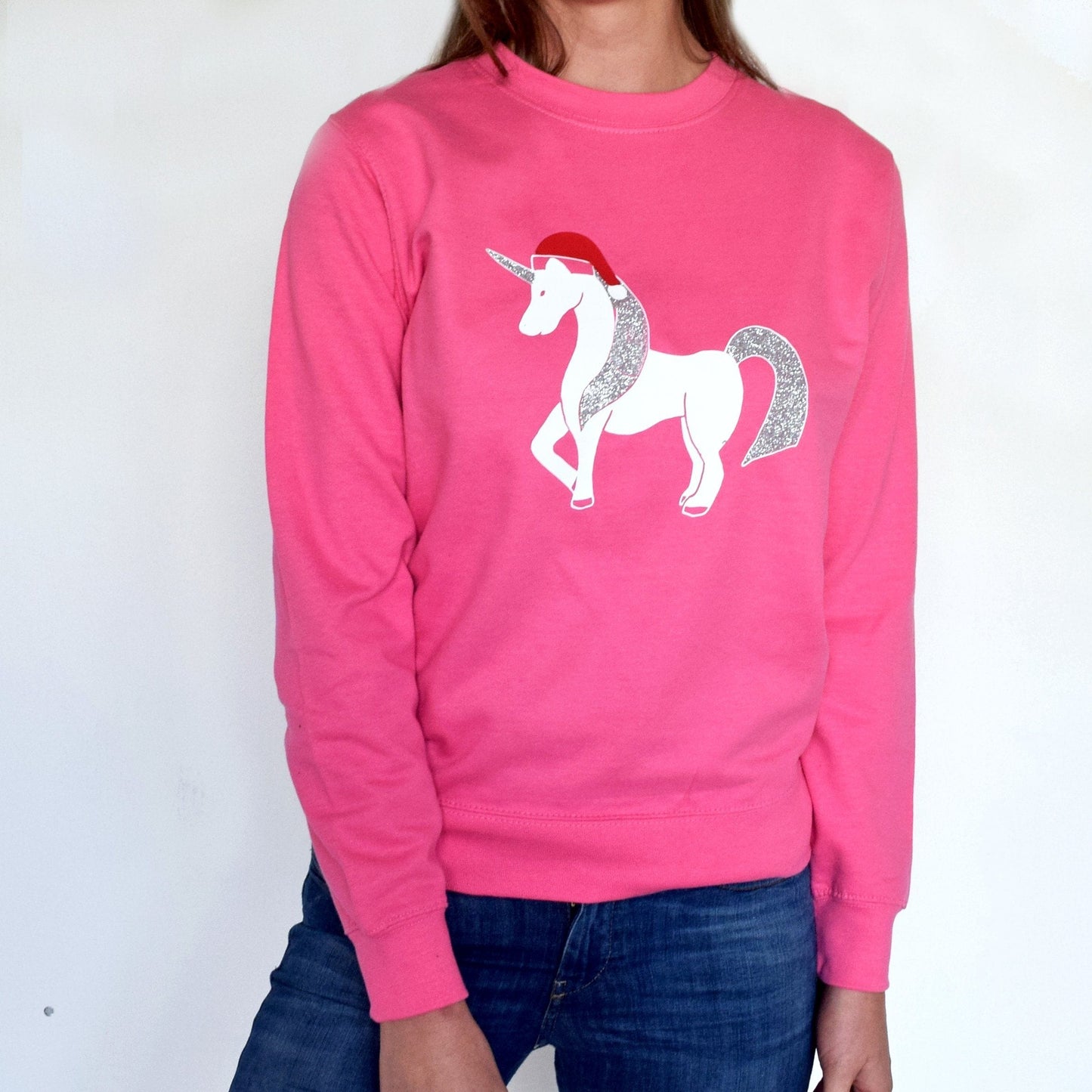 Christmas Glitter Unicorn Jumper, Socks, - ALPHS