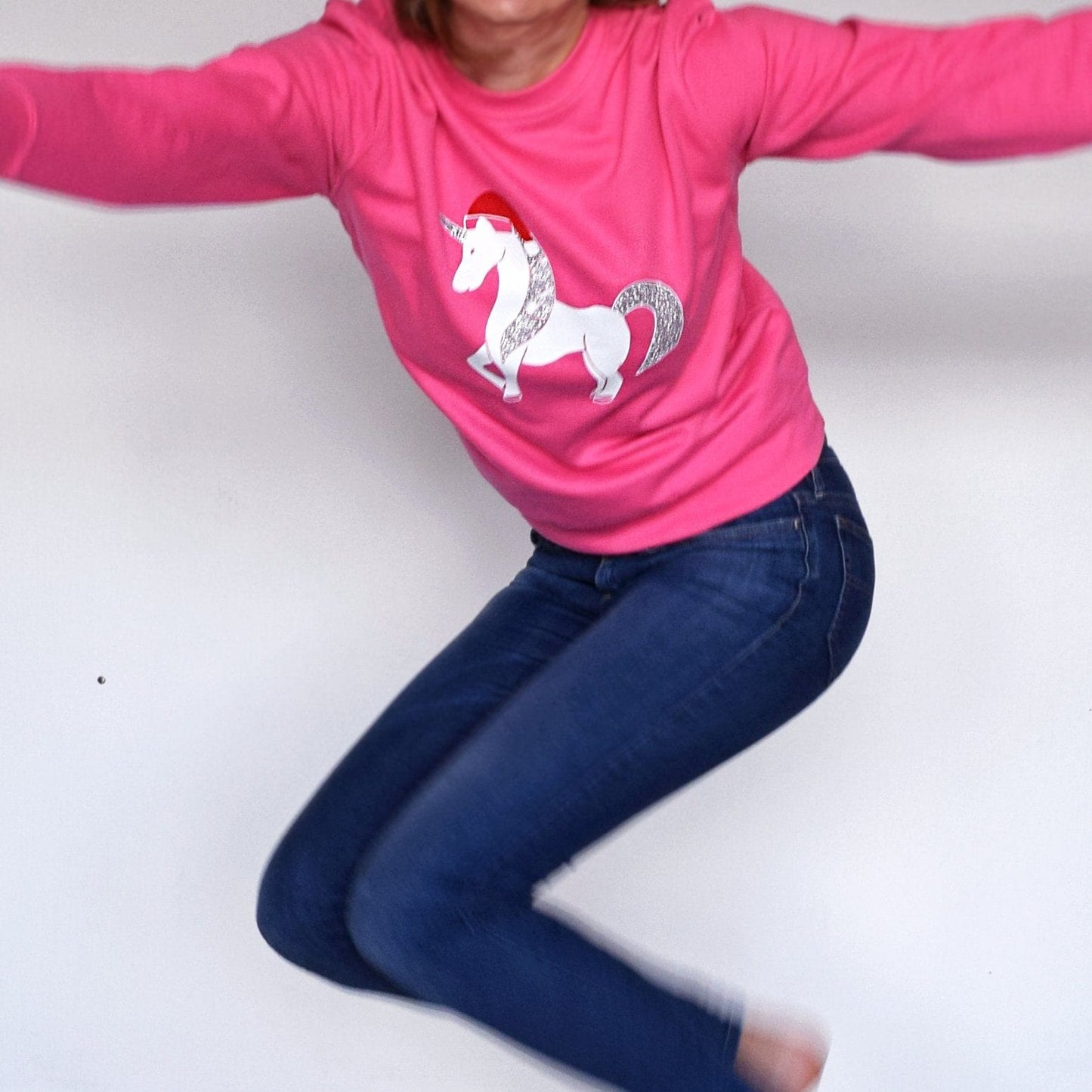Christmas Glitter Unicorn Jumper, Socks, - ALPHS