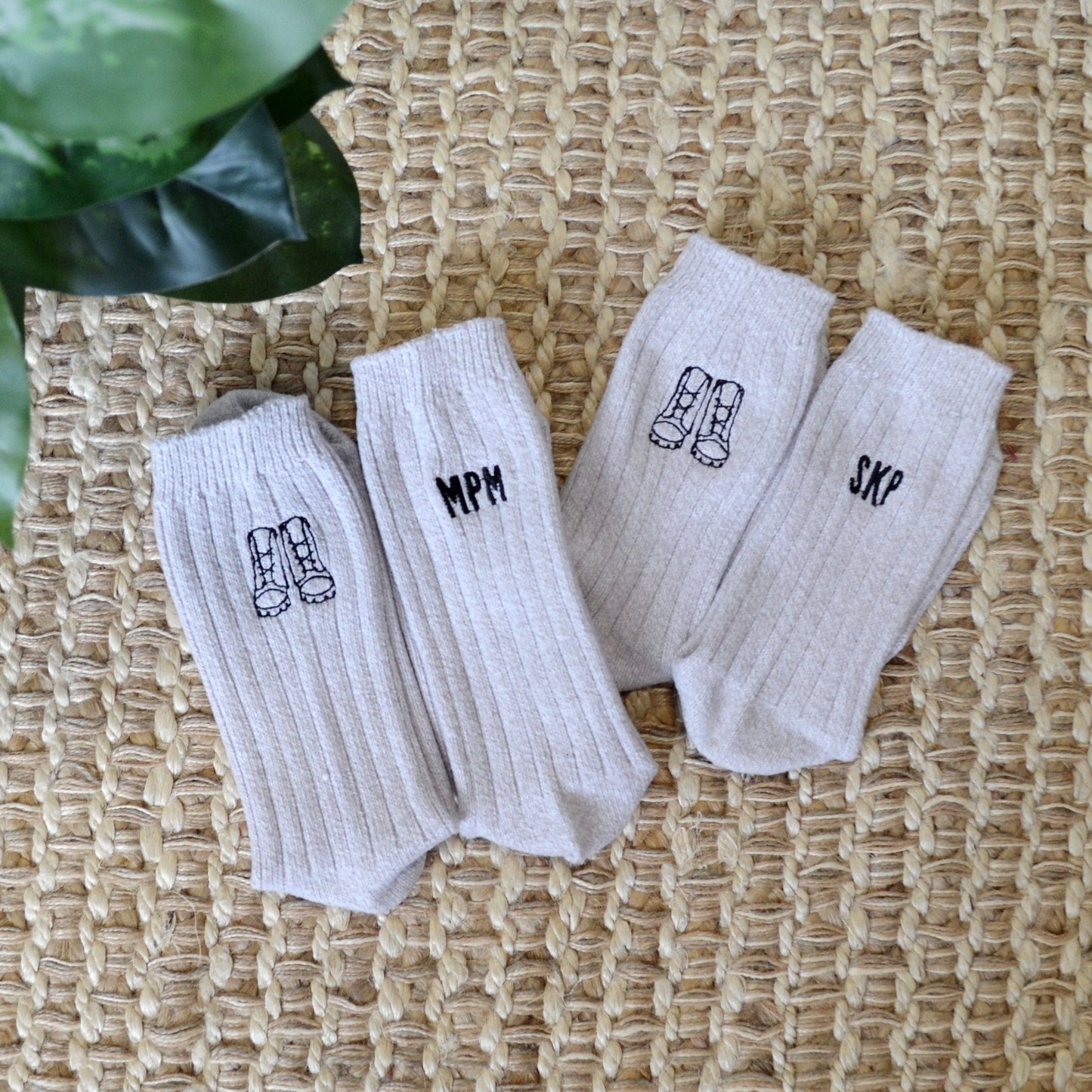 Personalised Boot Walking Socks