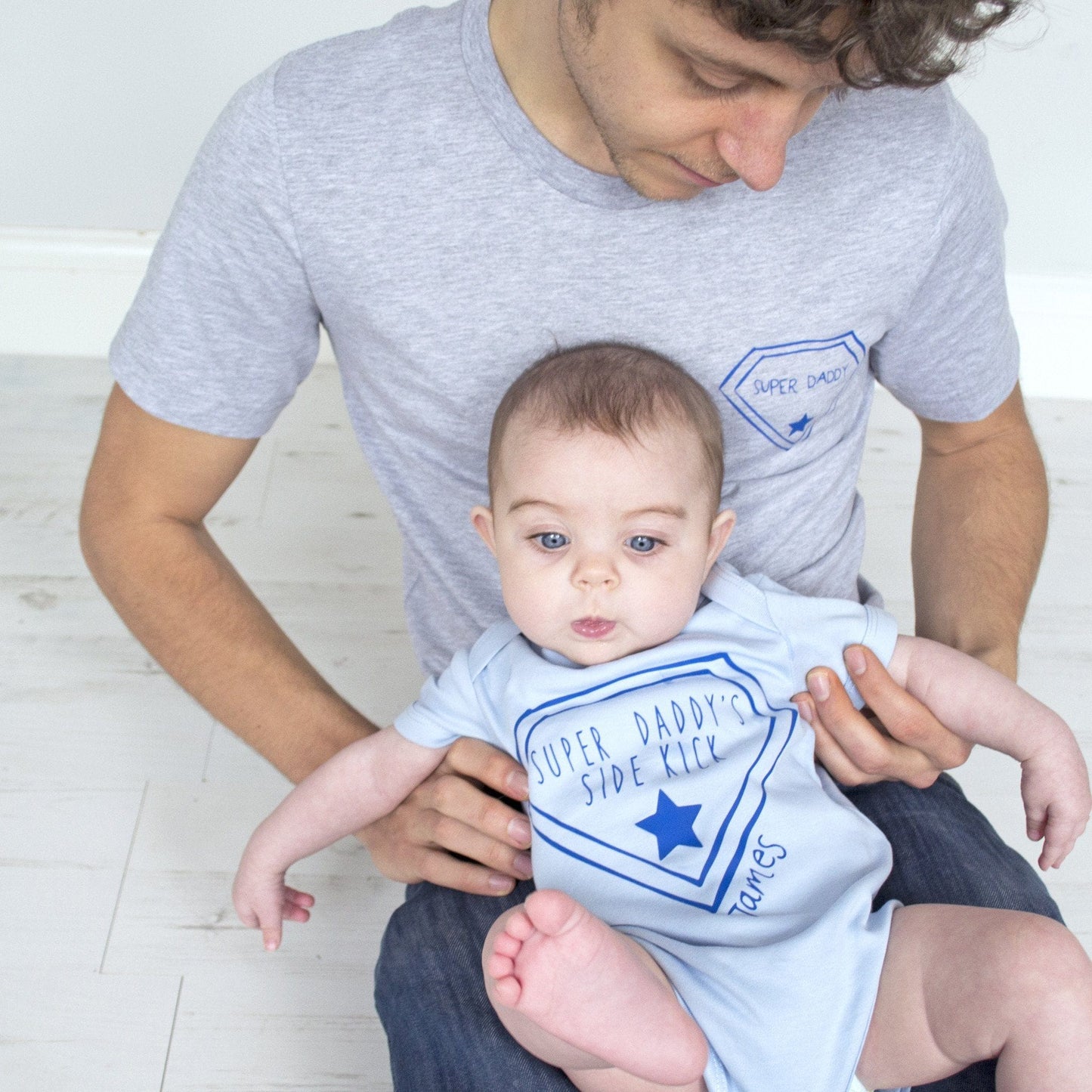 Superhero Daddy And Me Fashion Set, Baby grow, - ALPHS