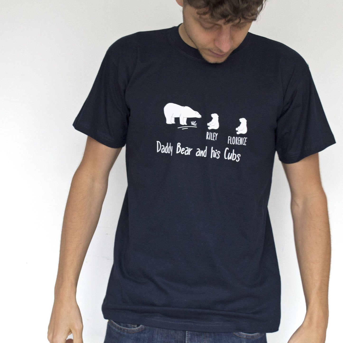 Daddy Bear and His Cubs Personalised T-Shirt, t-shirt, - ALPHS