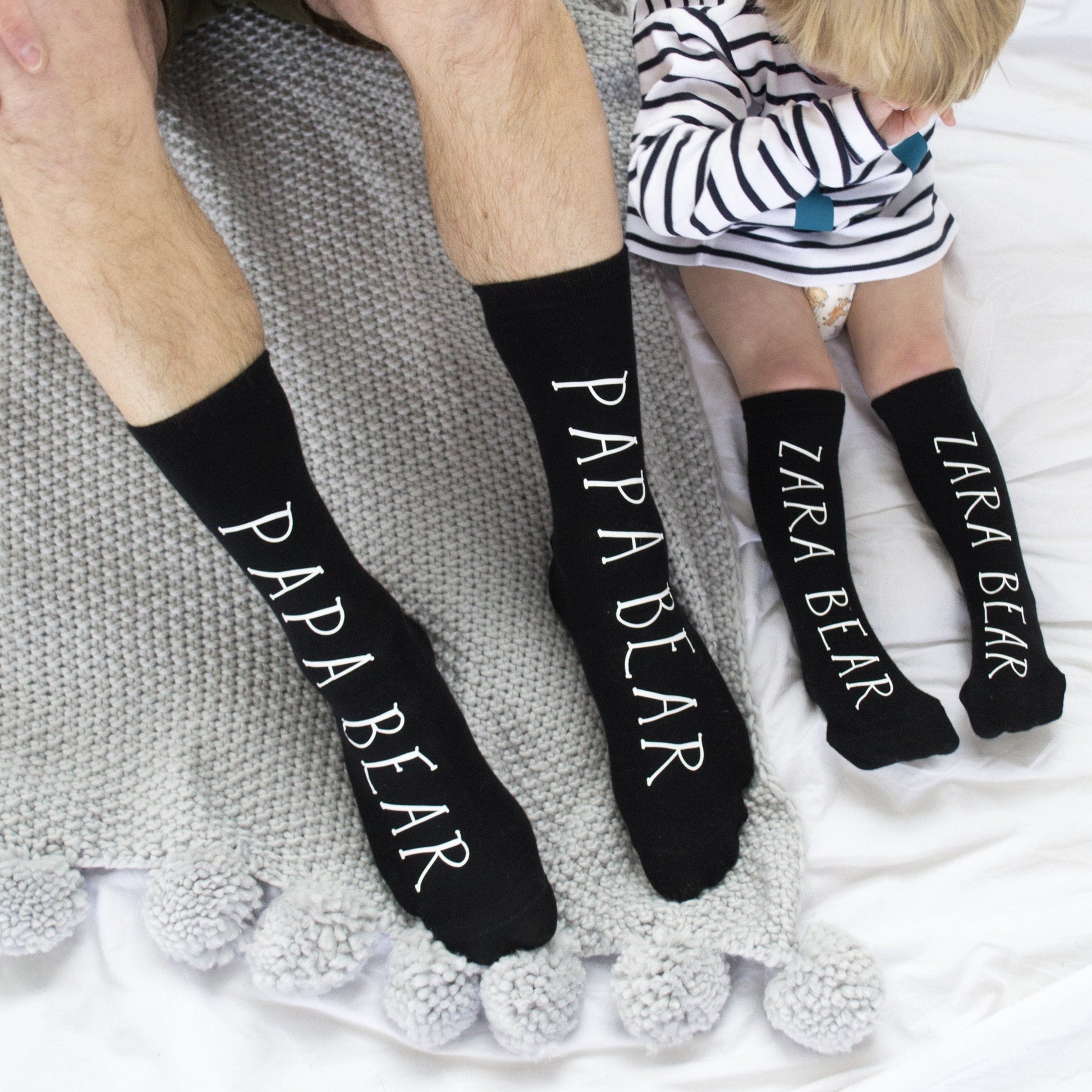 Twinning Daddy Bear and Me Socks, socks, - ALPHS