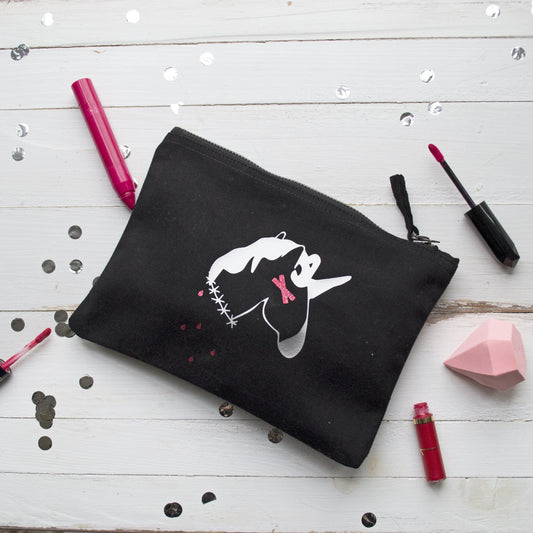 Dead Unicorn Halloween Make Up Pouch, Pouch, - ALPHS