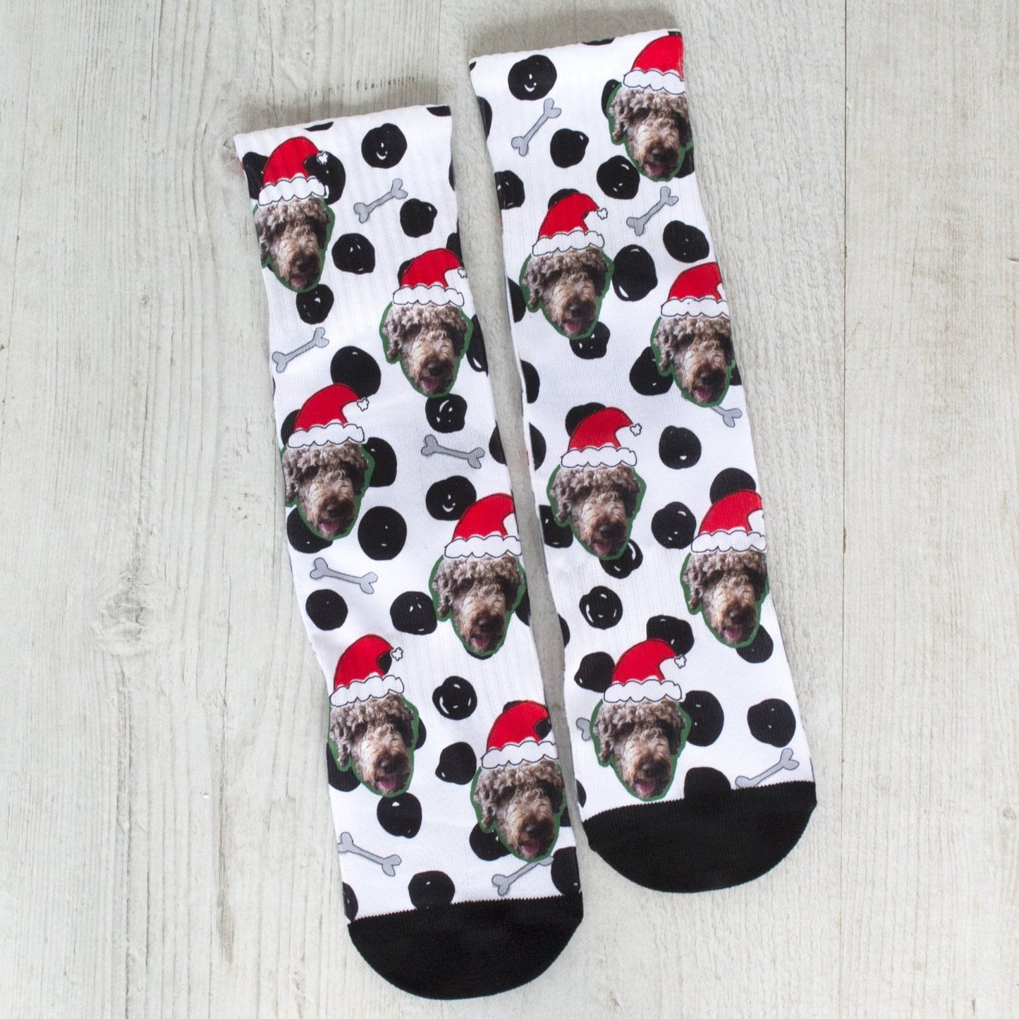 Personalised Christmas Dog Photo Socks, Socks, - ALPHS