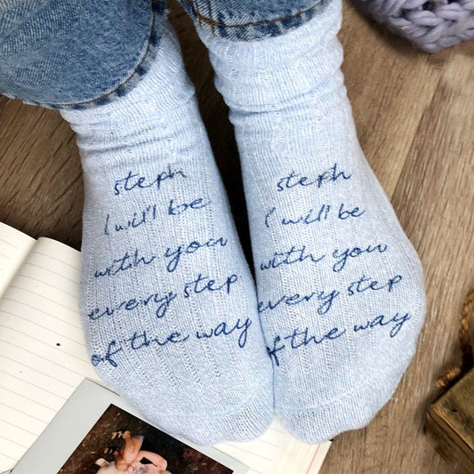Personalised Thinking Of You Snug Socks, Socks, - ALPHS
