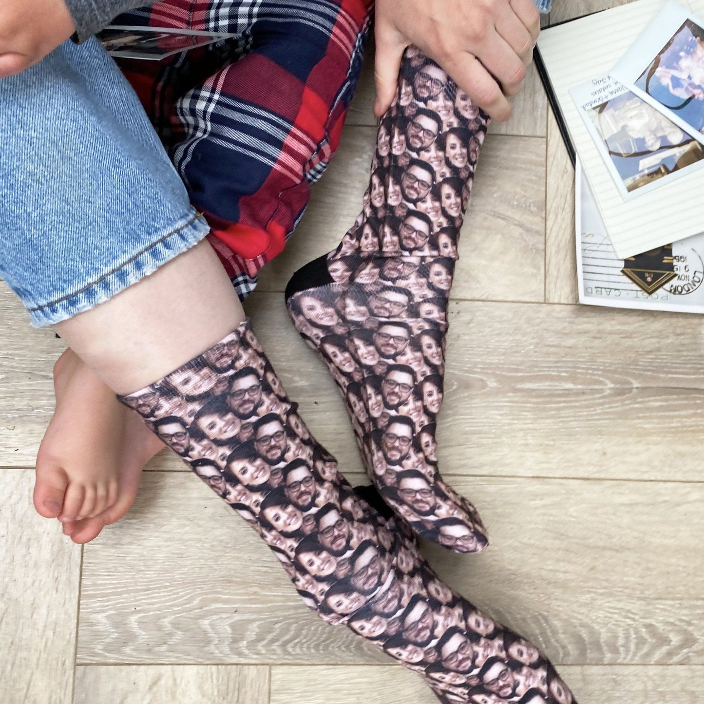 Personalised Multi Face Socks