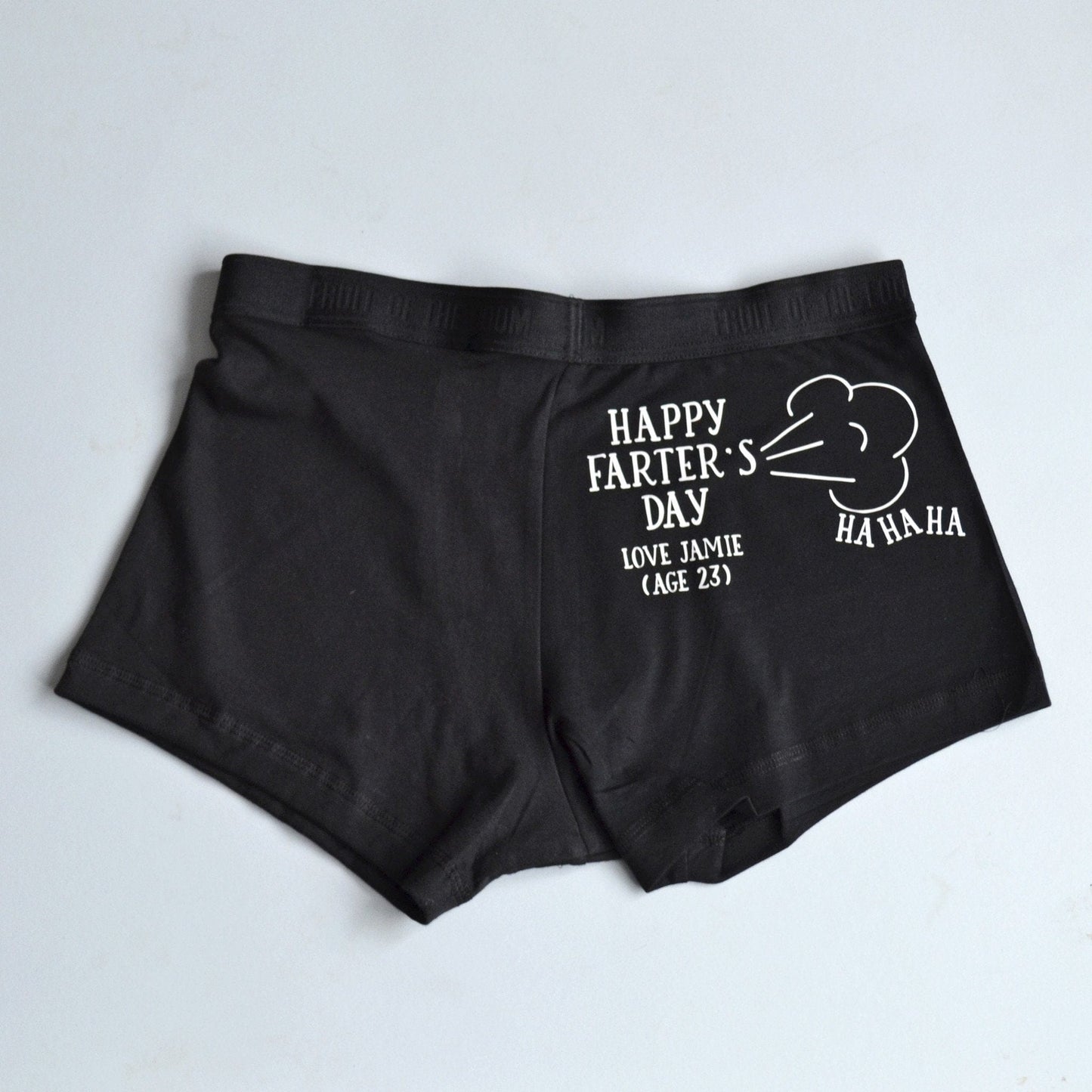 Personalised Farter's Day Underwear, underwear, - ALPHS