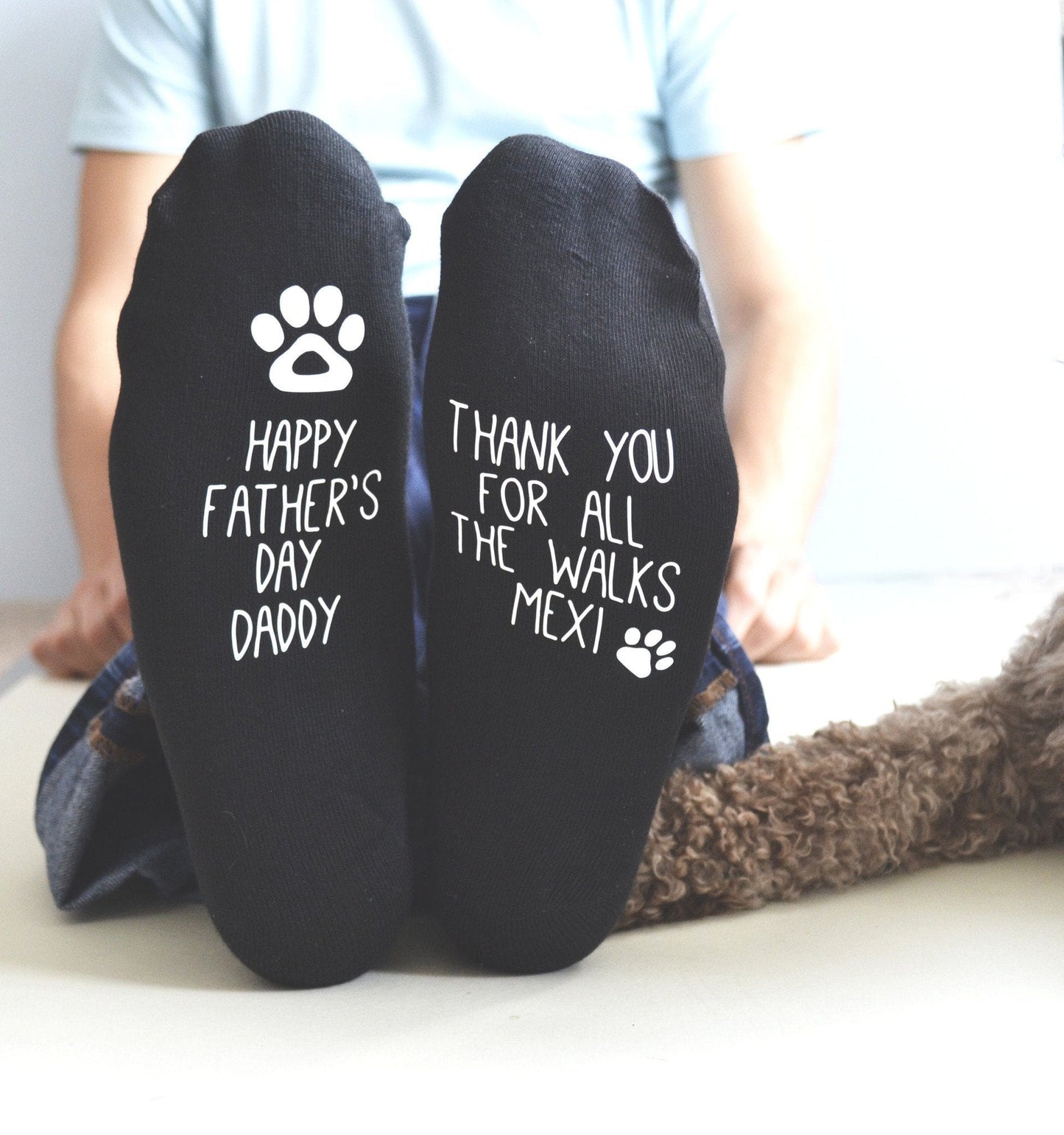 Father's Day Socks From The Dog, socks, - ALPHS