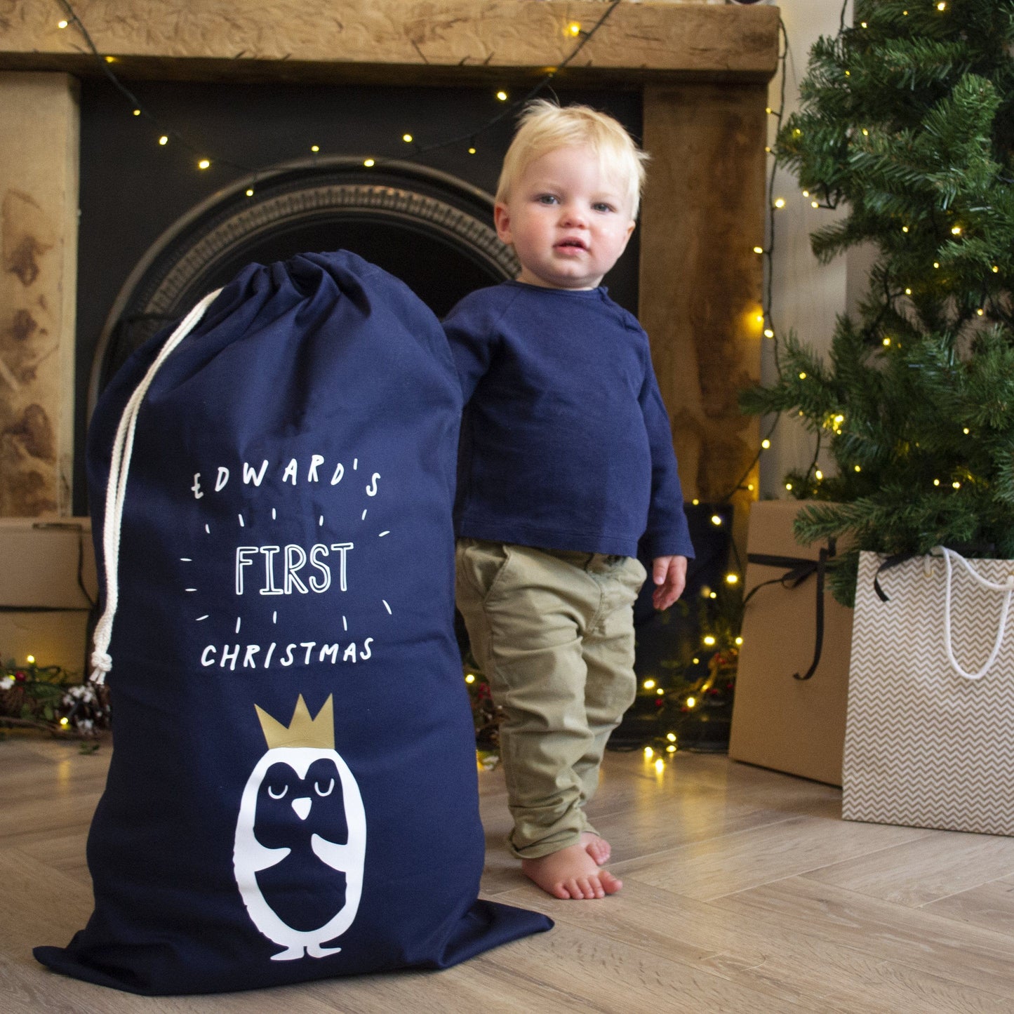 My First Christmas Personalised Sack, sacks, - ALPHS