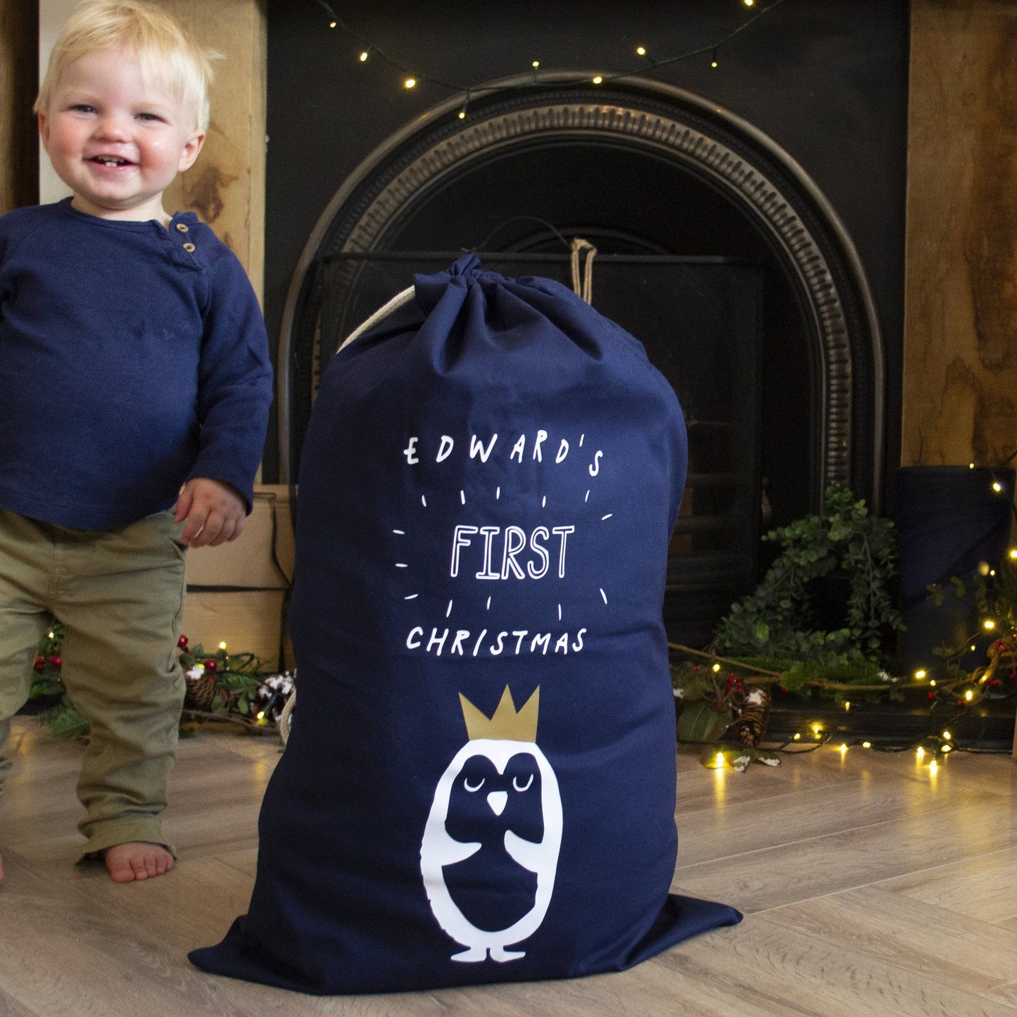 My First Christmas Personalised Sack, sacks, - ALPHS
