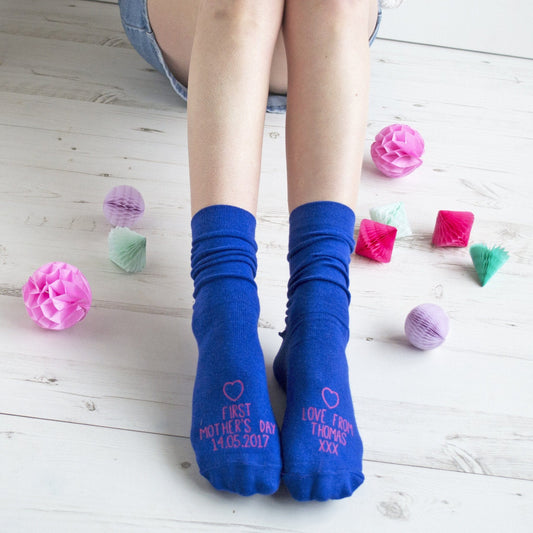 Personalised Socks - First Mother's Day, socks, - ALPHS