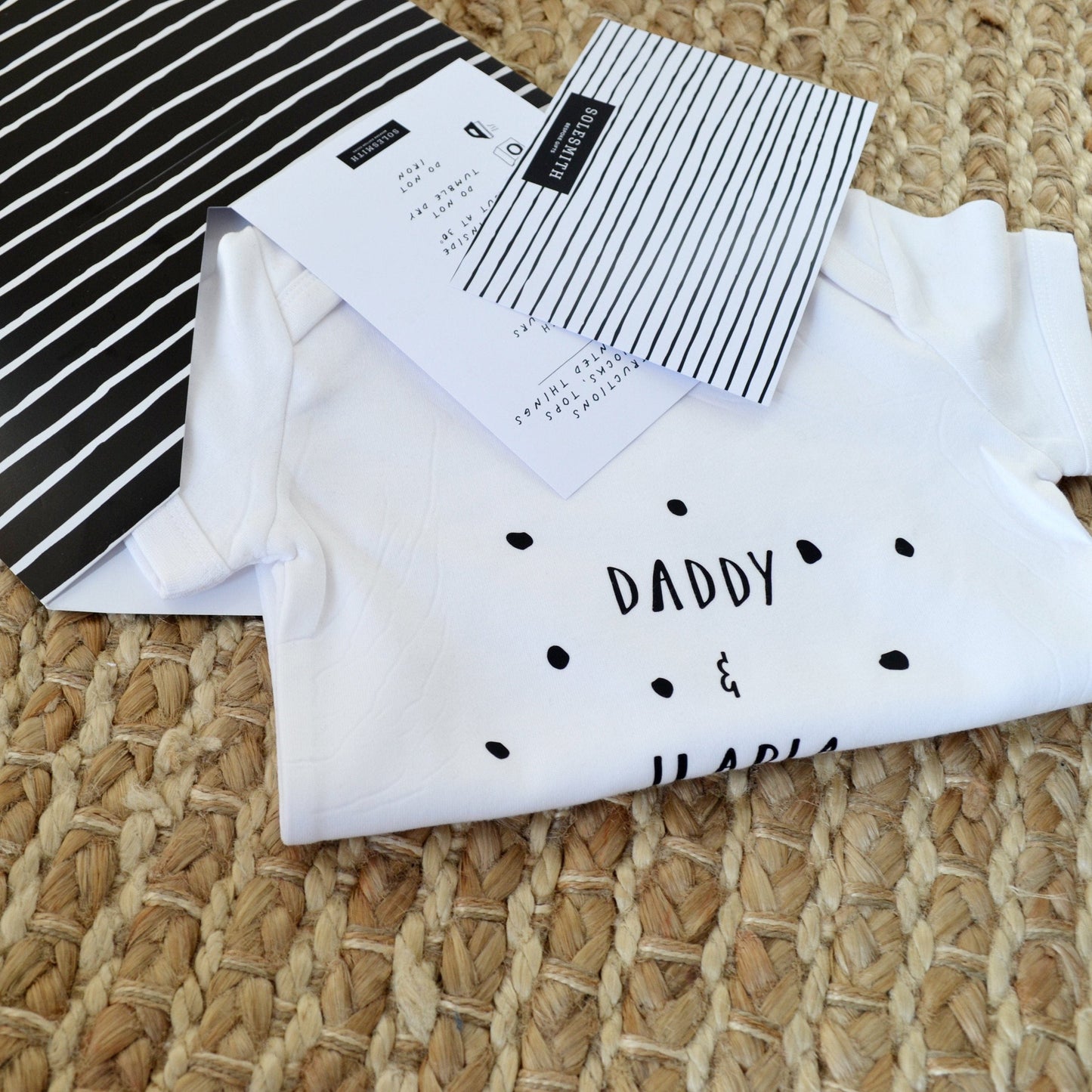 Personalised First Father's Day Babygrow