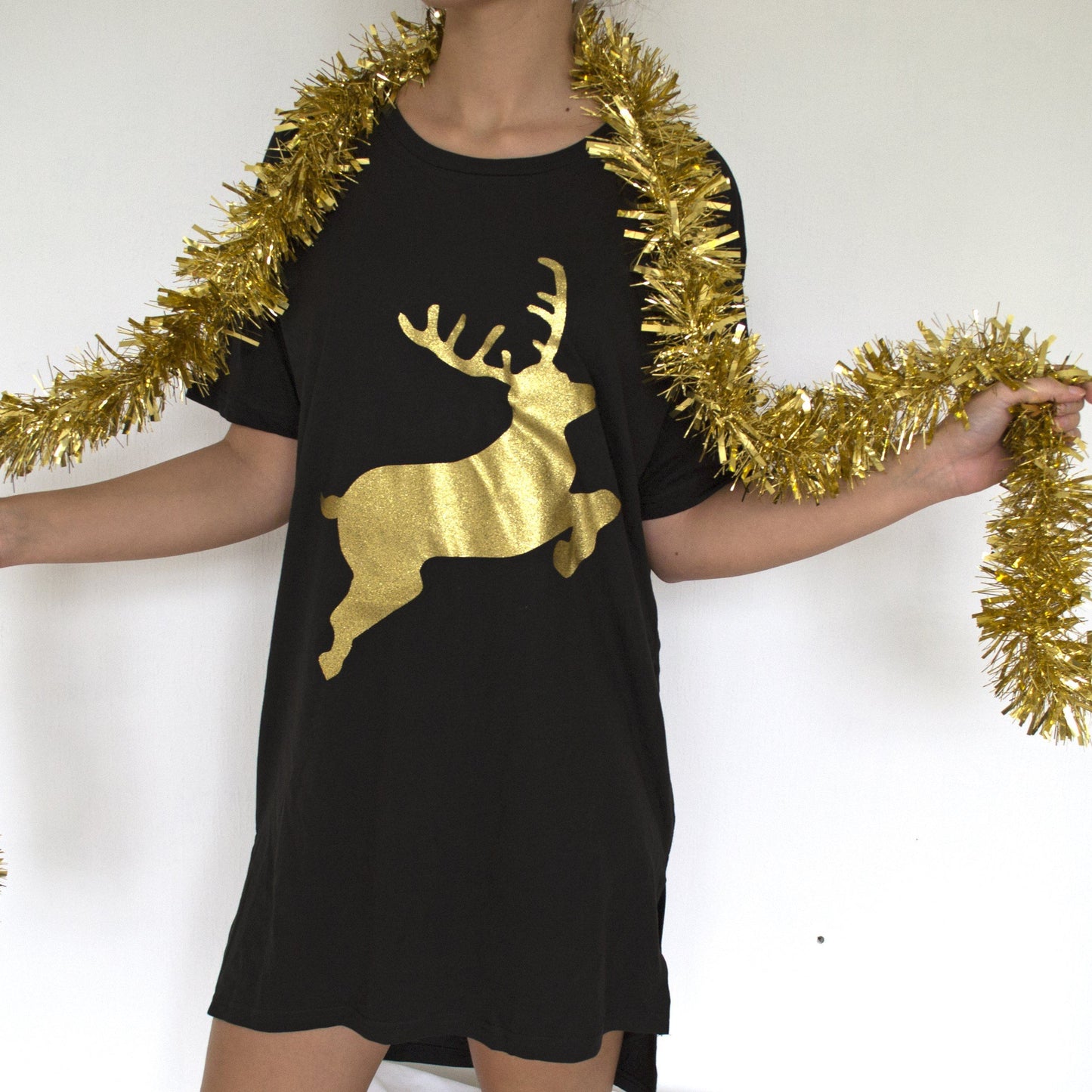 Glitter Reindeer Christmas Nightie, nightie, - ALPHS
