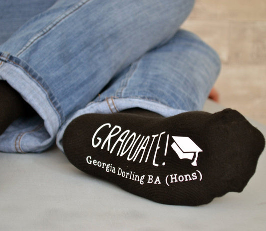 Personalised Graduation Socks, socks, - ALPHS