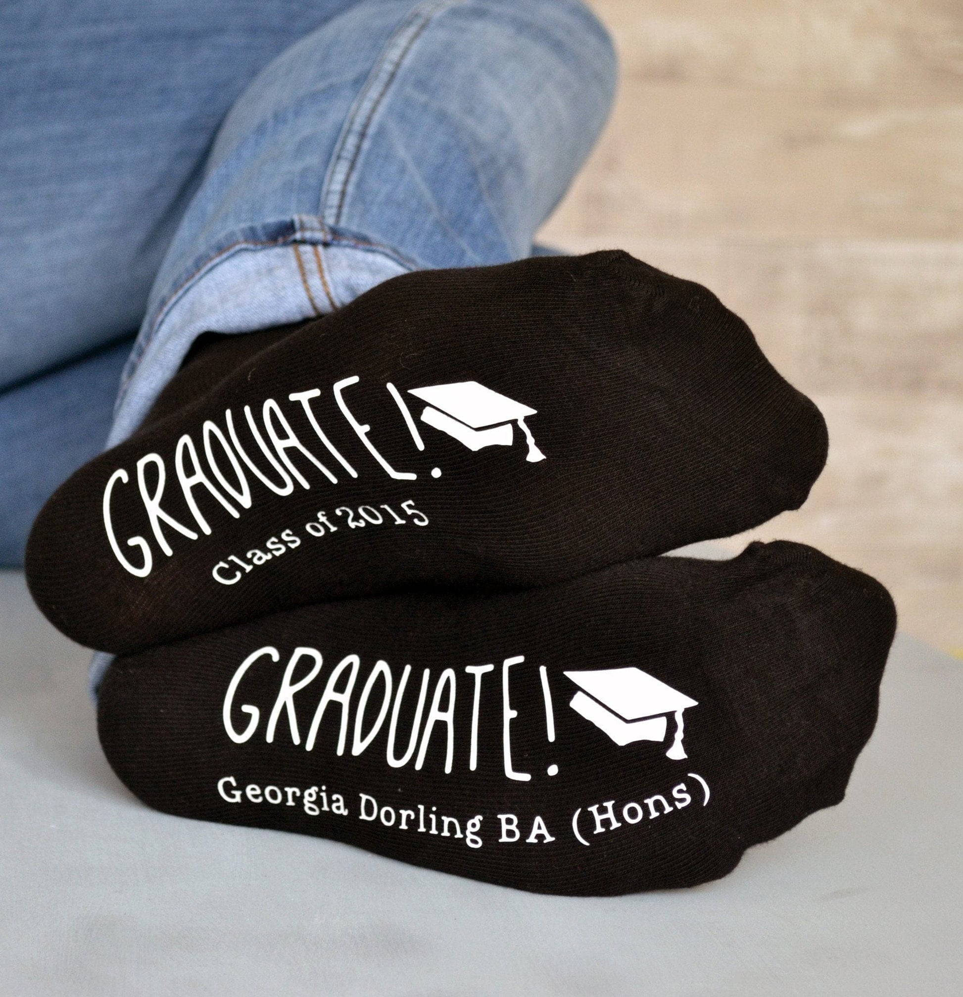 Personalised Graduation Socks, socks, - ALPHS