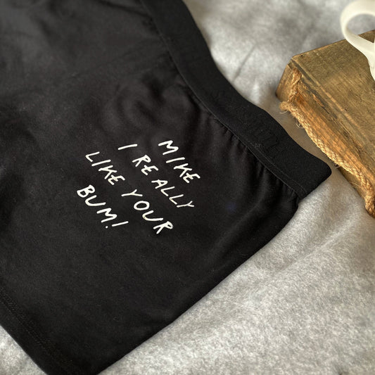 Personalised I Like Your Bum Underwear