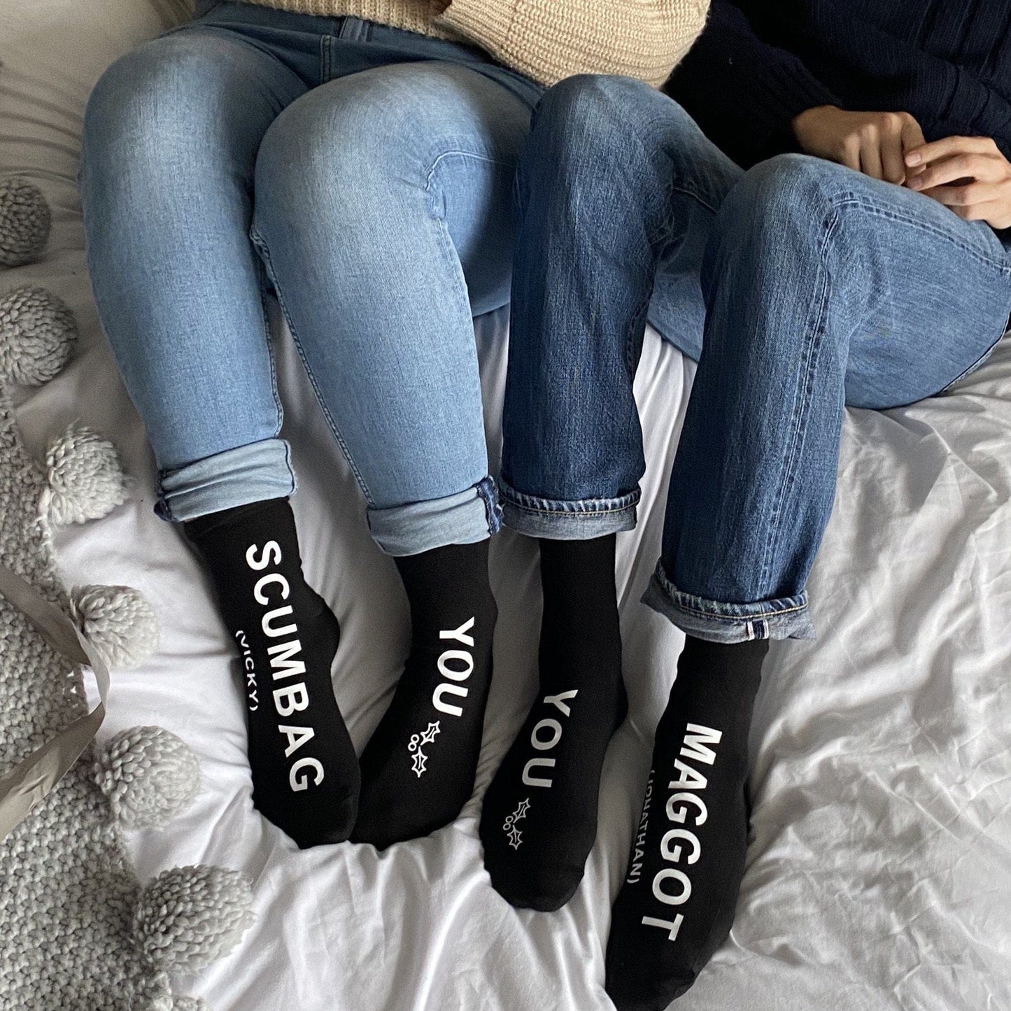 Personalised Anti Christmas Socks