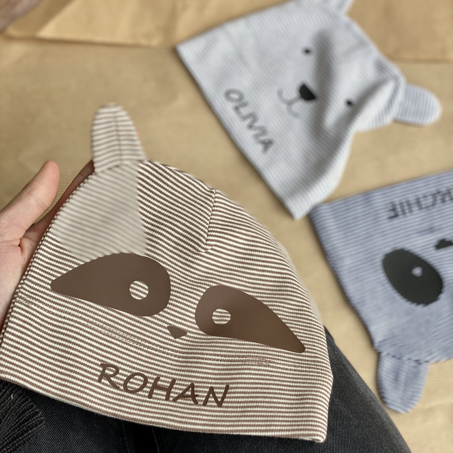 Personalised Baby Animal Hats