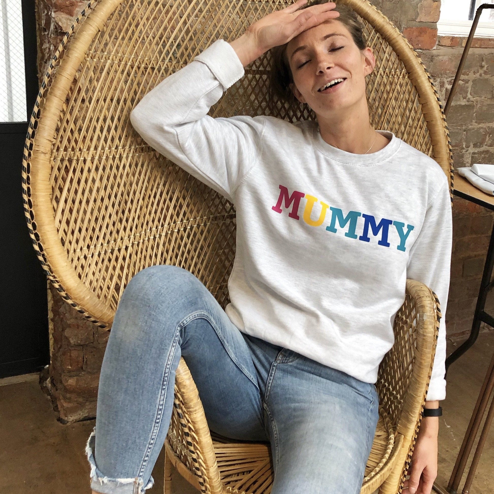 Personalised rainbow mummy jumper, Sweatshirt, - ALPHS