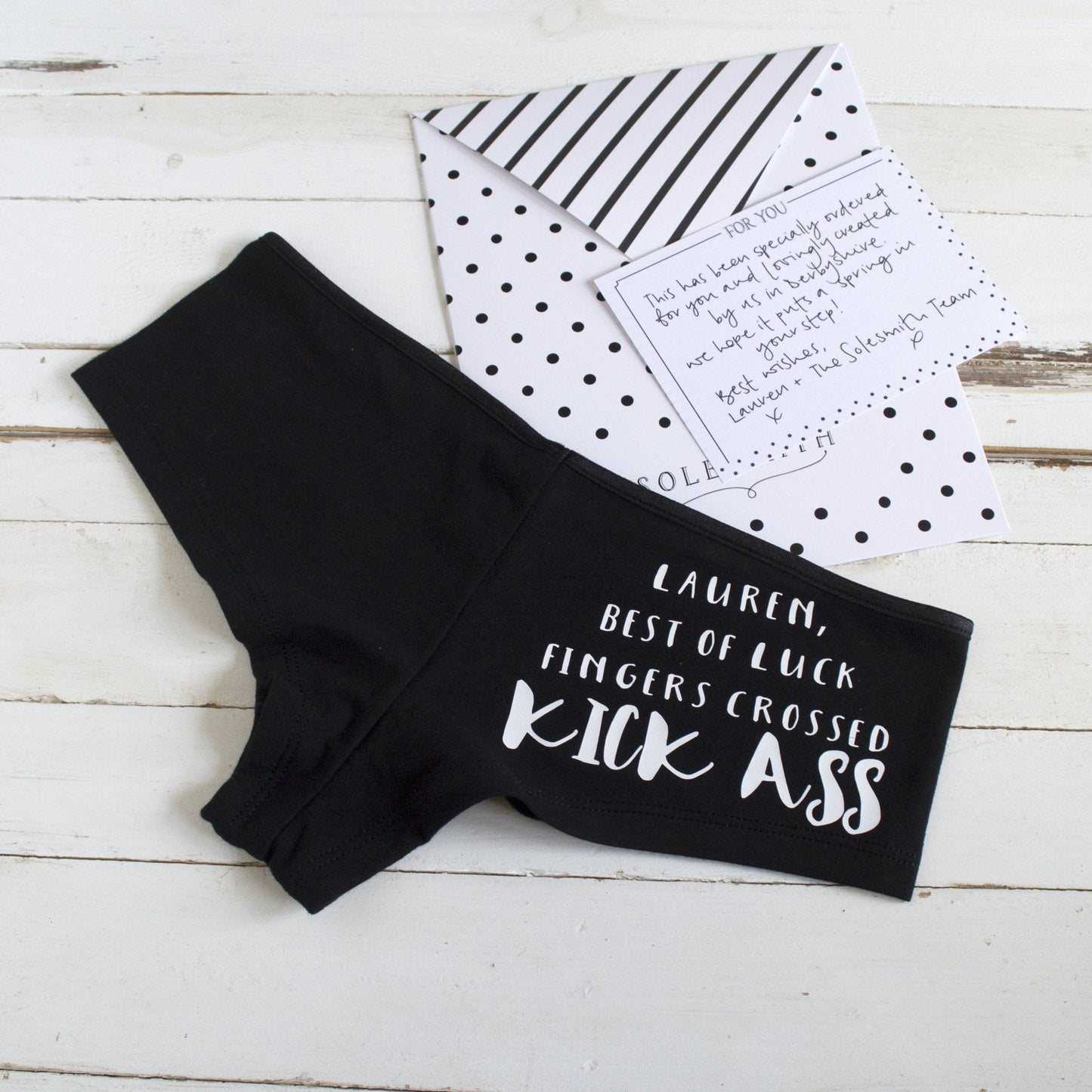 Personalised Good Luck Underwear, underwear, - ALPHS