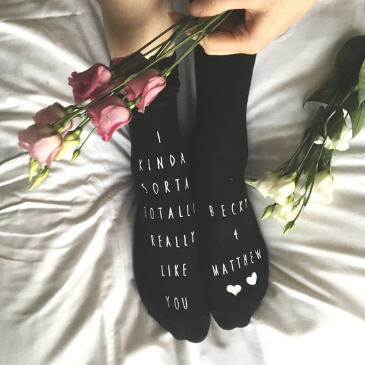 I kinda sorta like you personalised socks, Socks, - ALPHS