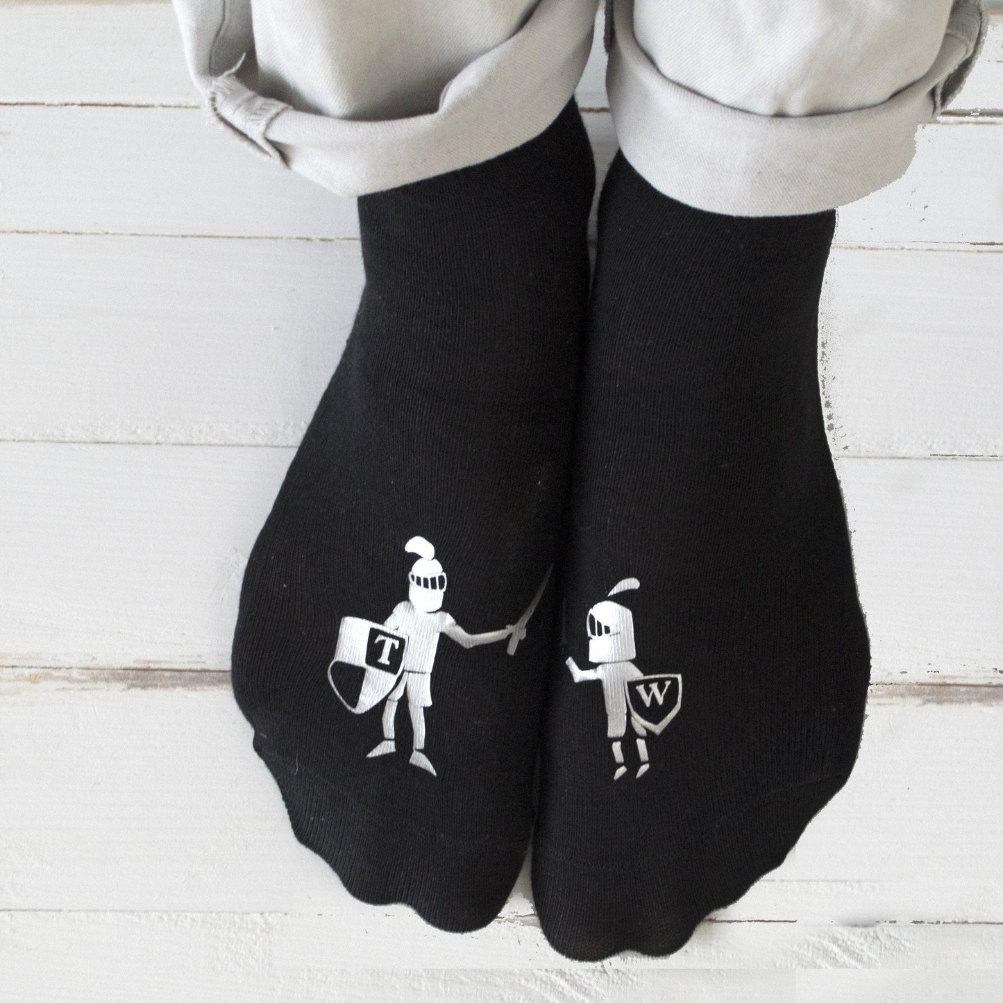 Personalised Knights in Shining Armour Socks, Socks, - ALPHS