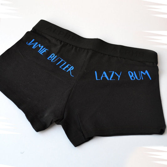 Personalised Gift Underwear - Lazy Bum, underwear, - ALPHS