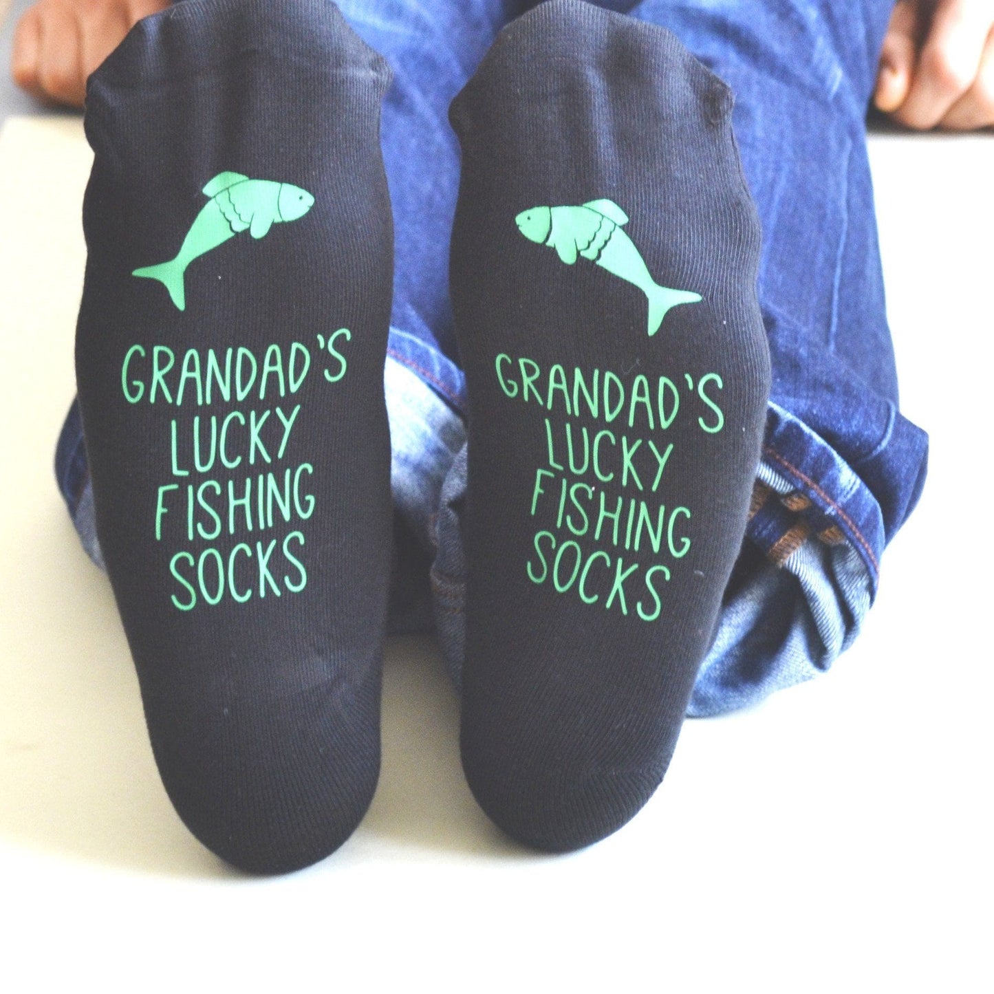 Personalised Lucky Fishing Socks, socks, - ALPHS