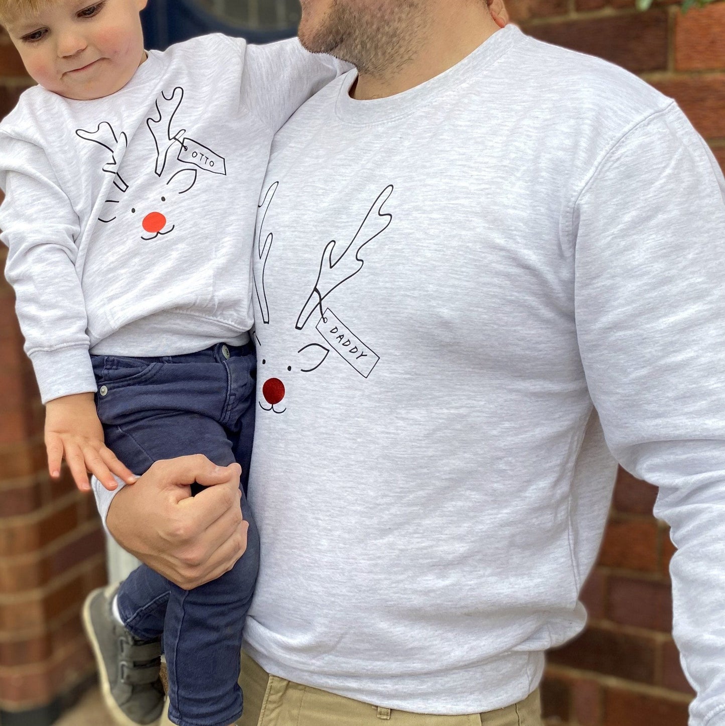 Personalised Matching Family Christmas Jumpers