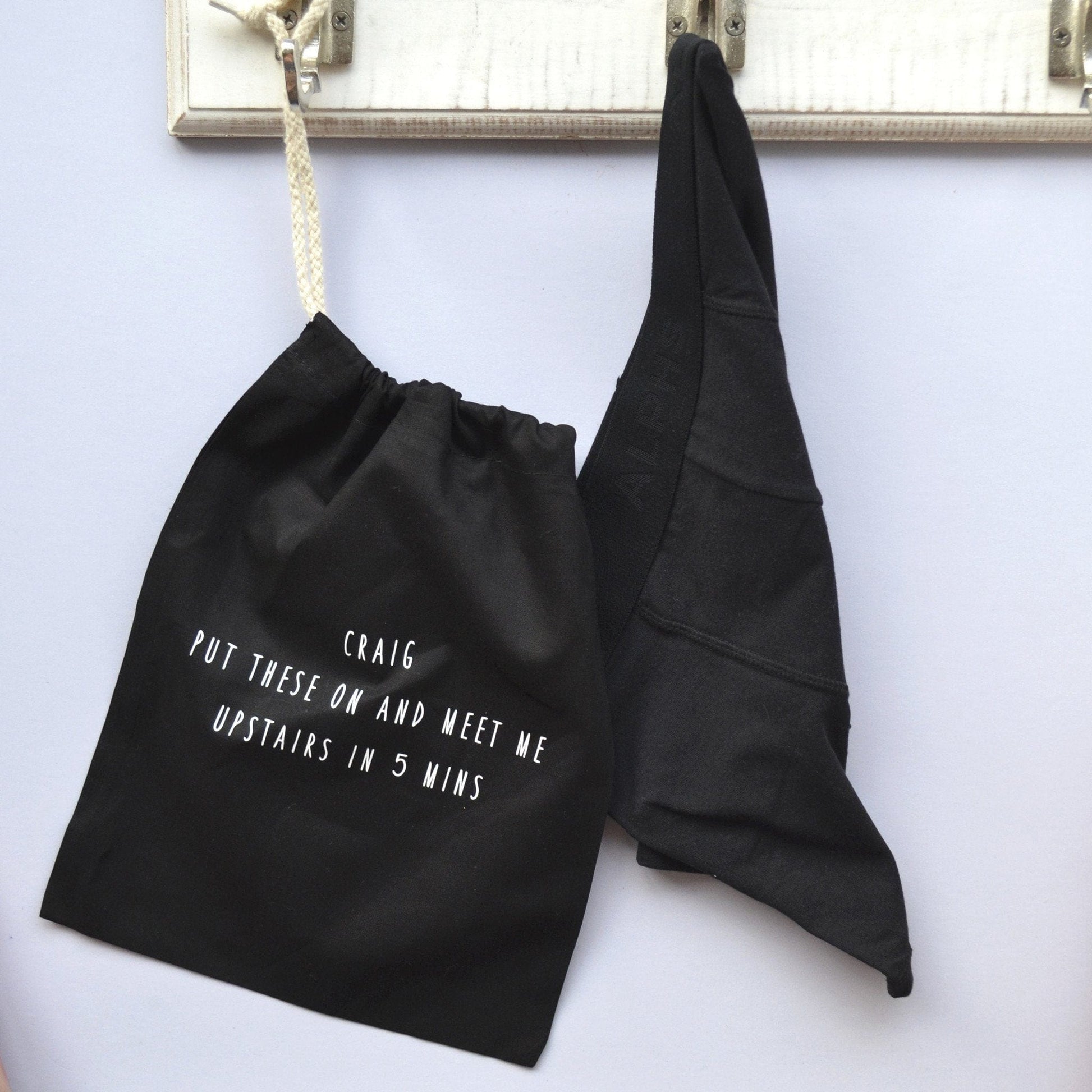 Meet Me Upstairs - Personalised Underwear gift set, underwear, - ALPHS