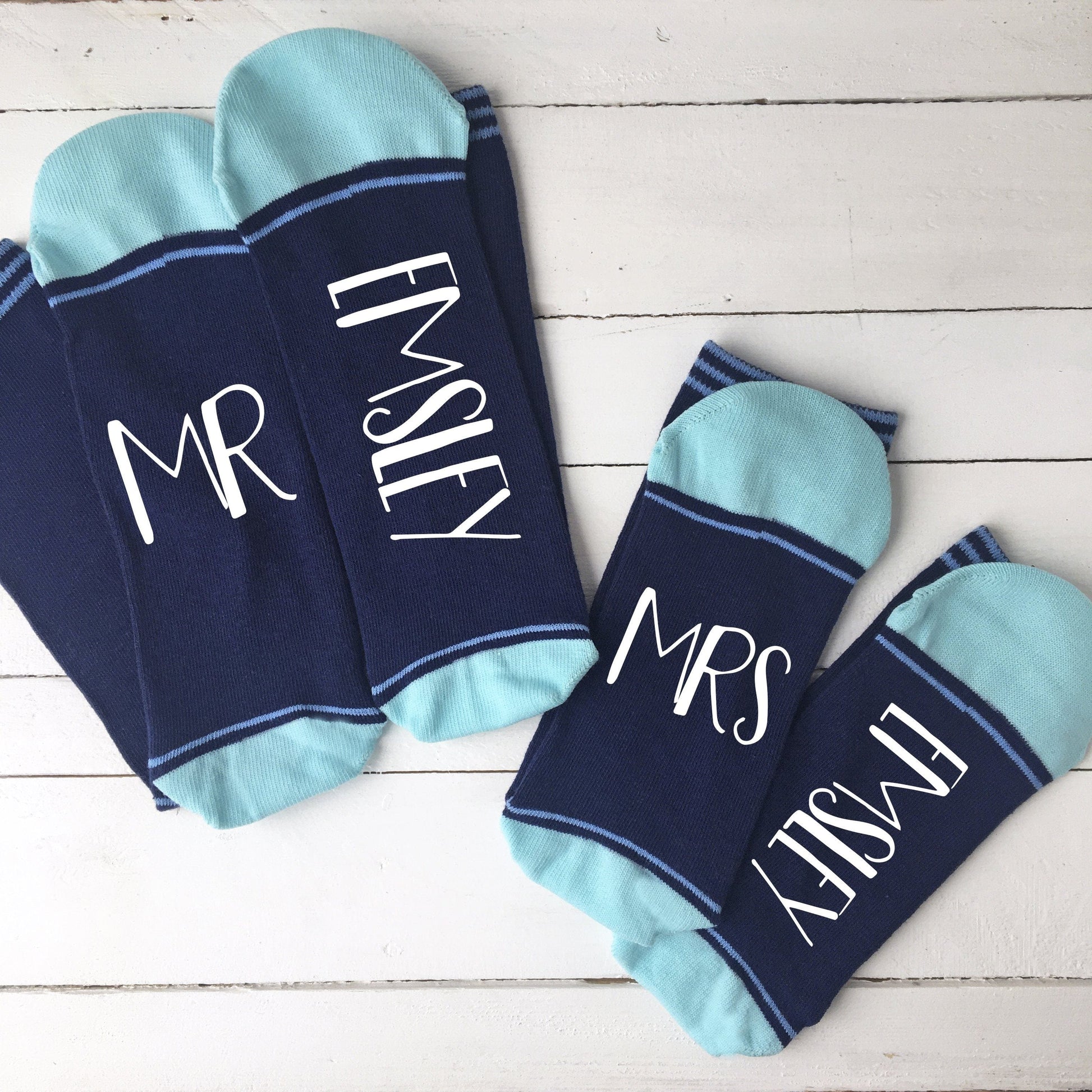 Mr and Mrs Striped Socks, Socks, - ALPHS