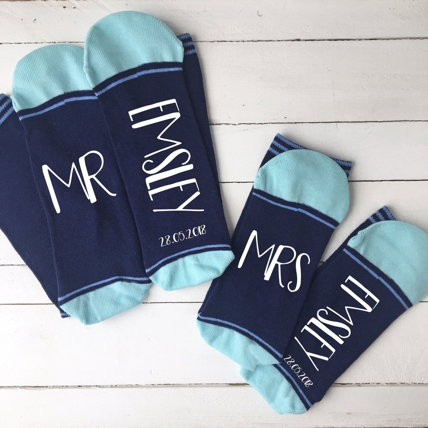 Mr and Mrs Striped Socks, Socks, - ALPHS