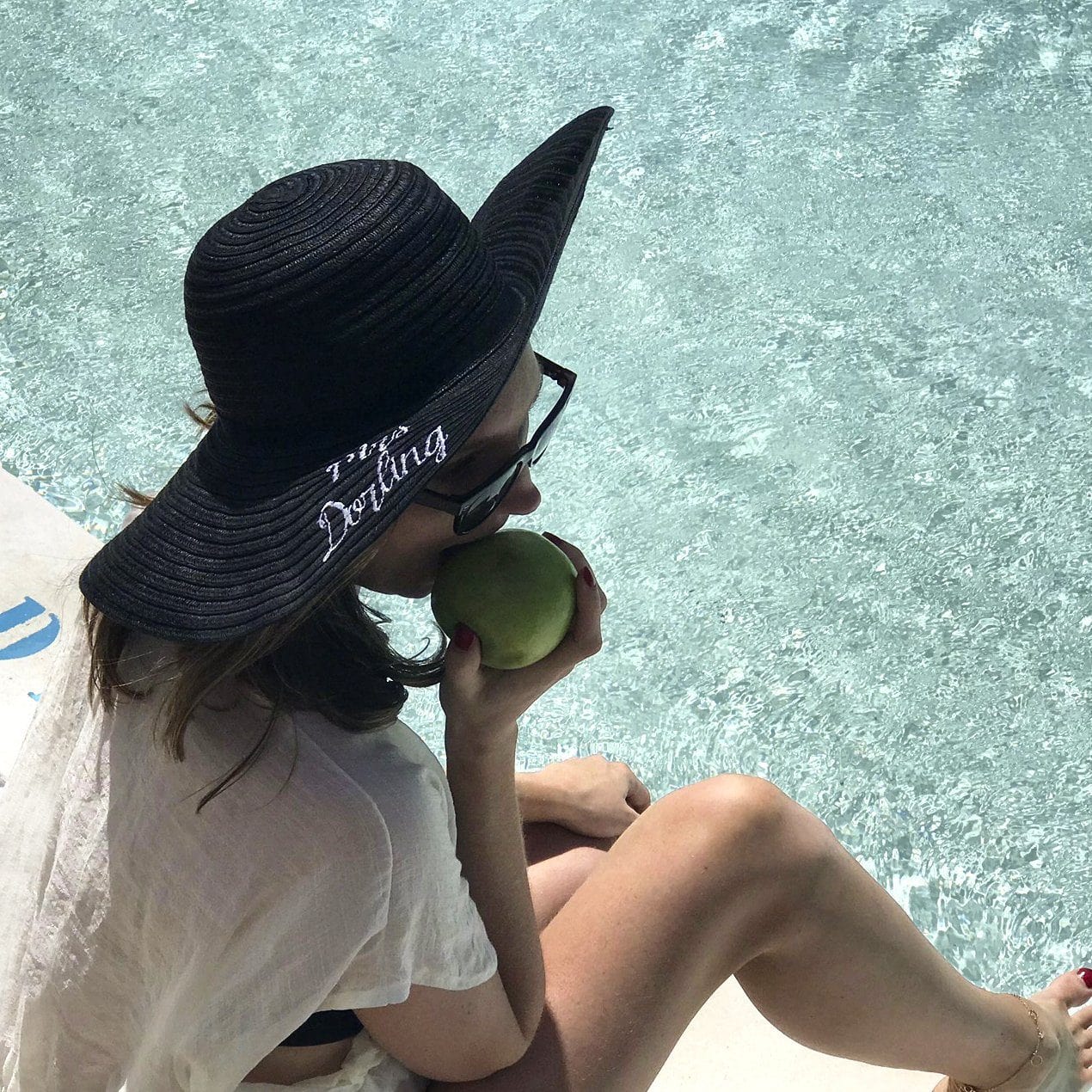 Personalised Wedding Honeymoon Straw Hat, Hats, - ALPHS