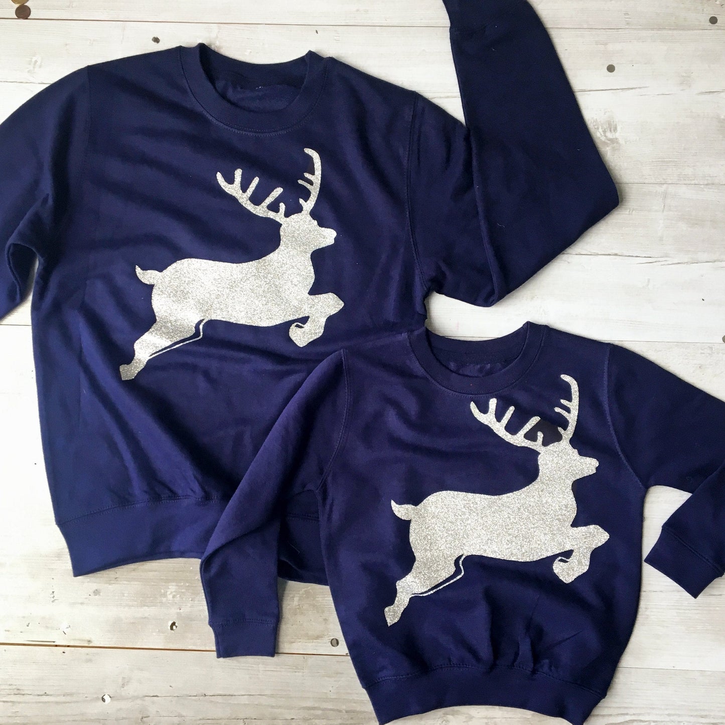 Mummy and Me Glitter Reindeer Jumper, Socks, - ALPHS