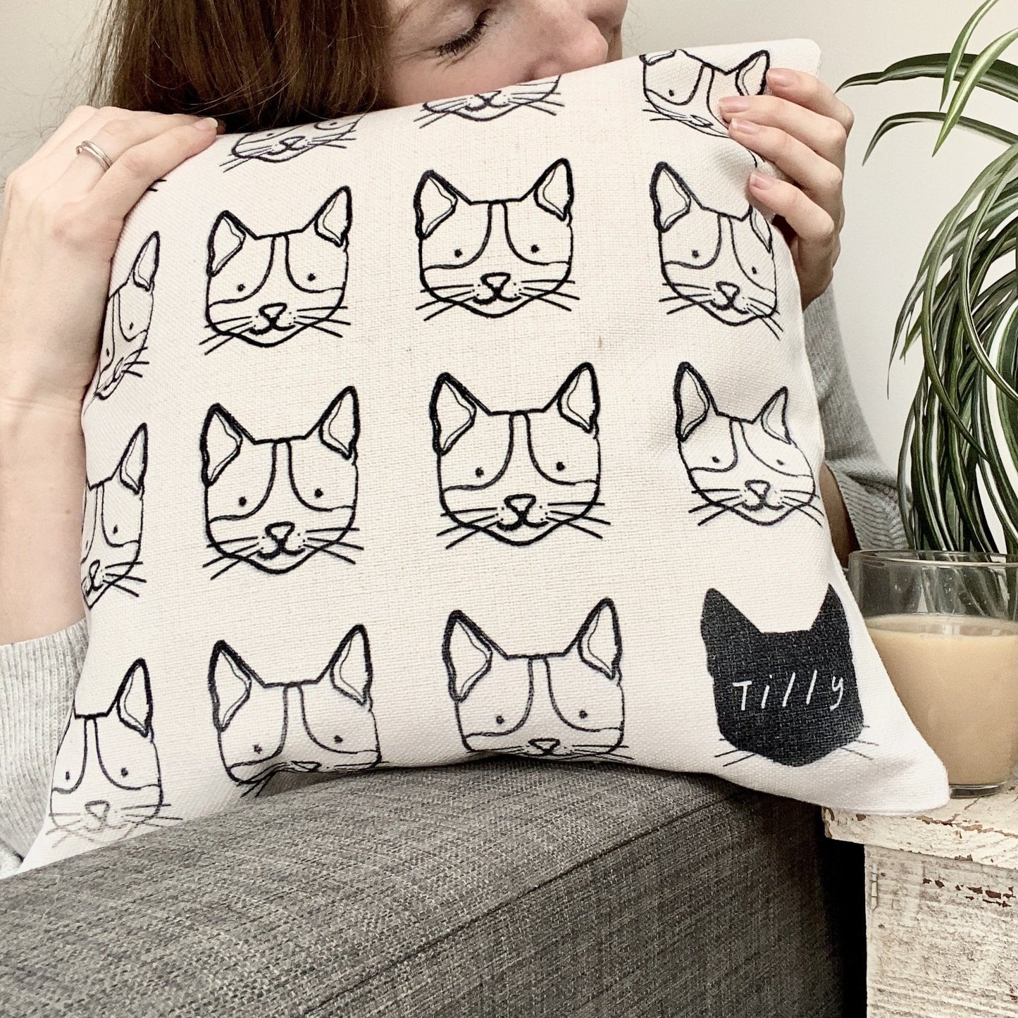 Personalised Cat Cushion