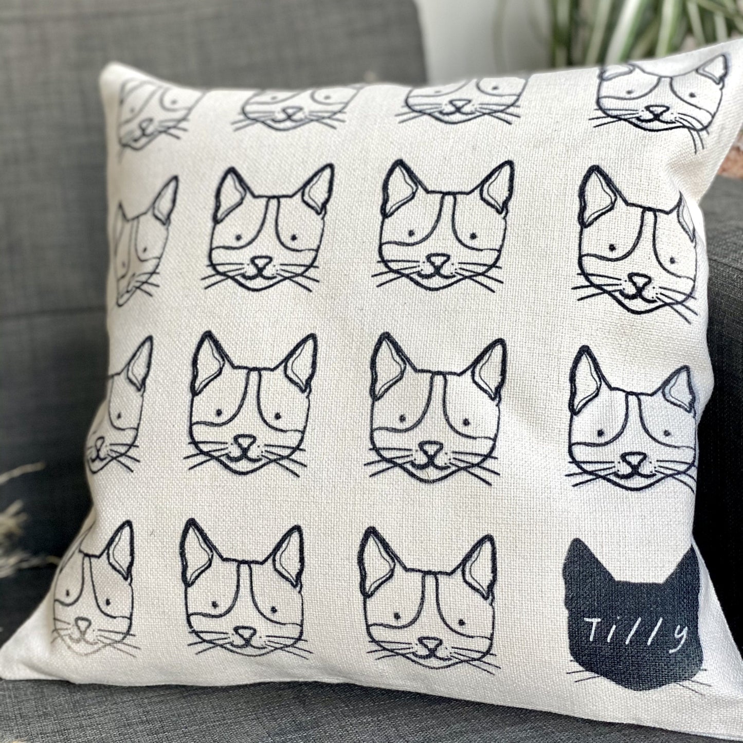 Personalised Cat Cushion
