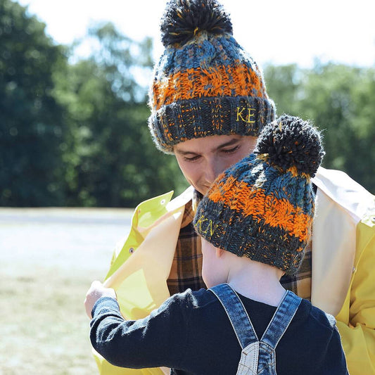 Daddy And Me Personalised Winter Hat, , - ALPHS