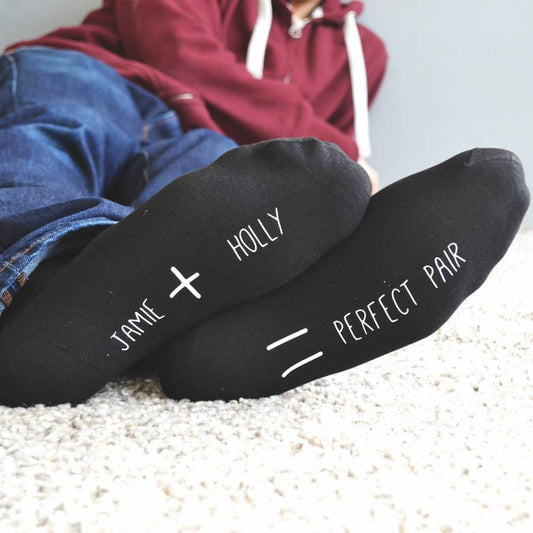 Personalised Gift Socks - Do The Maths! Perfect Pair, socks, - ALPHS