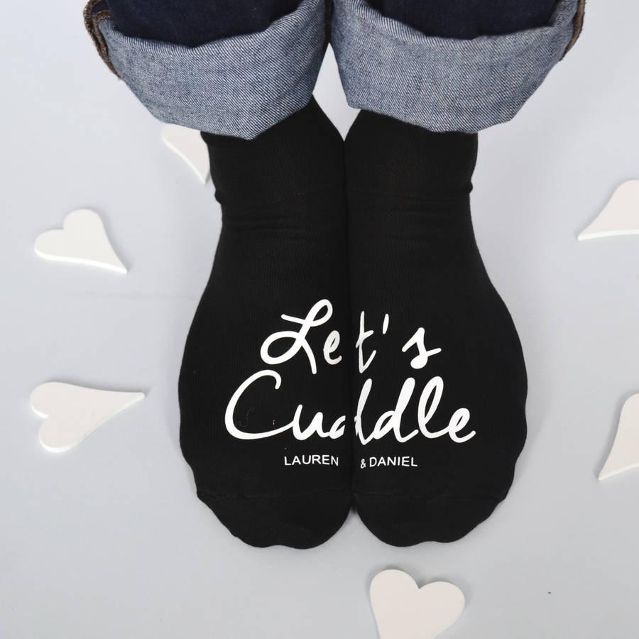 Let's Cuddle! Personalised Socks, socks, - ALPHS