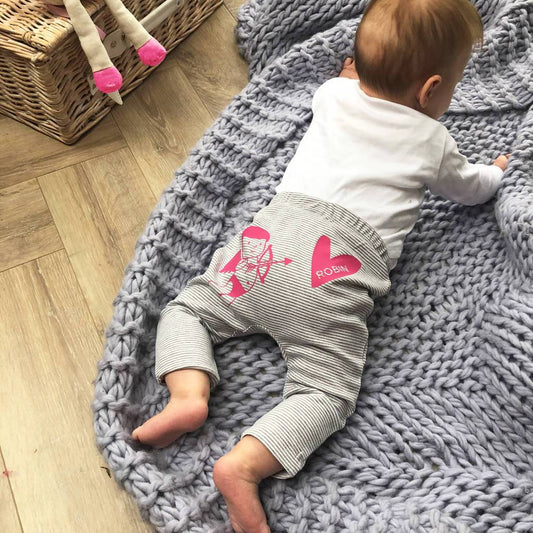 Personalised Baby Leggings, Leggings, - ALPHS